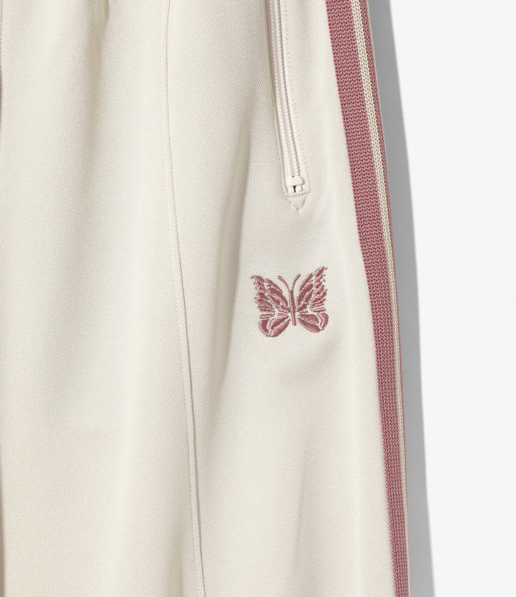 HD Track Pant – Ivory Smooth Polyester