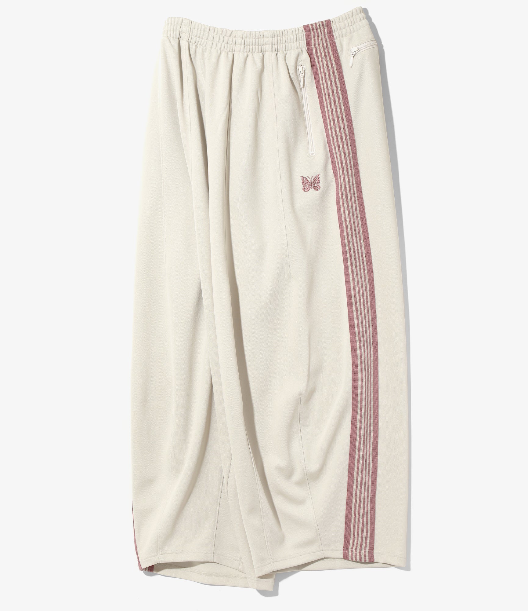 HD Track Pant – Ivory Smooth Polyester