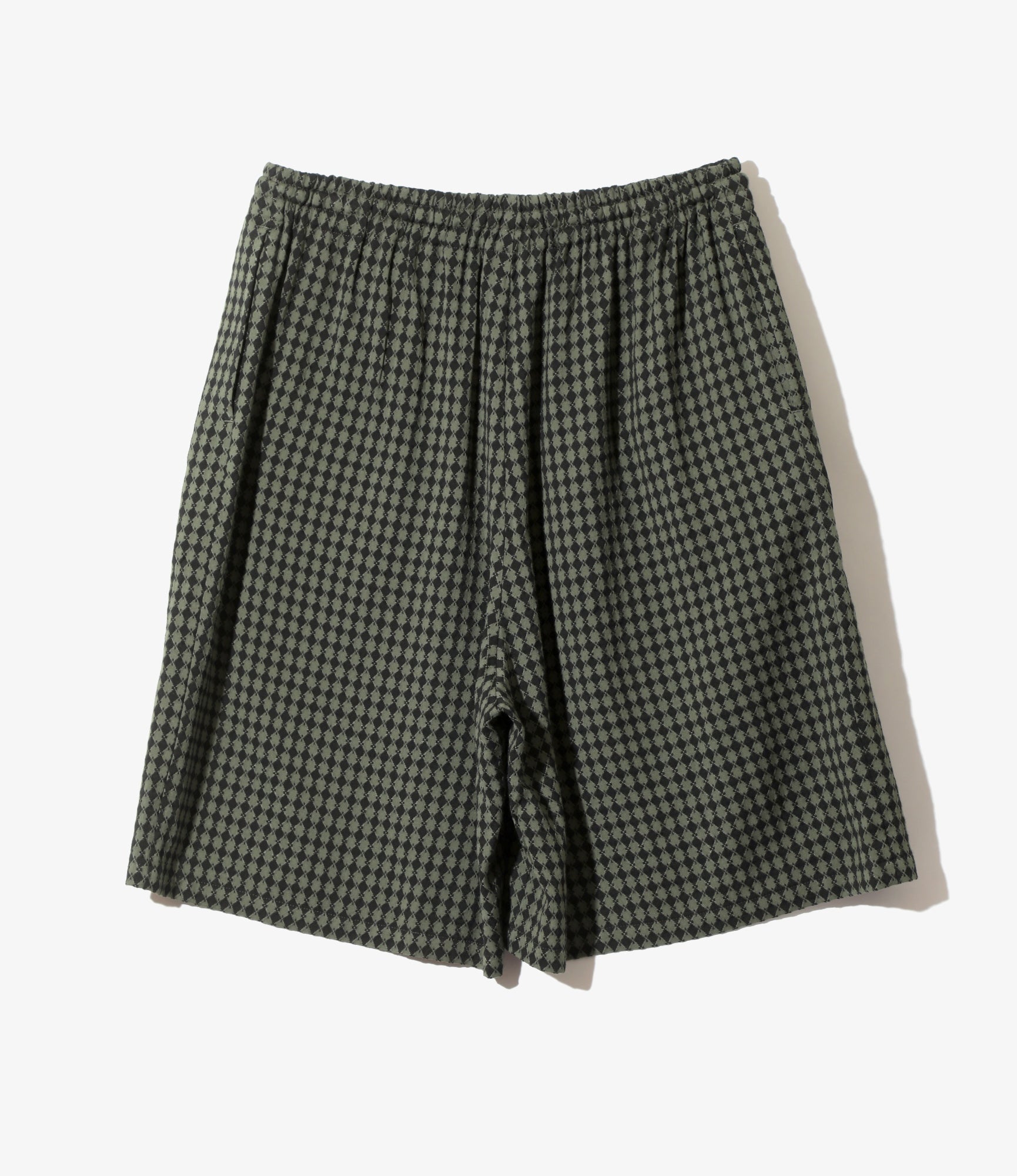 HDP Short – Green Diamond Jacquard