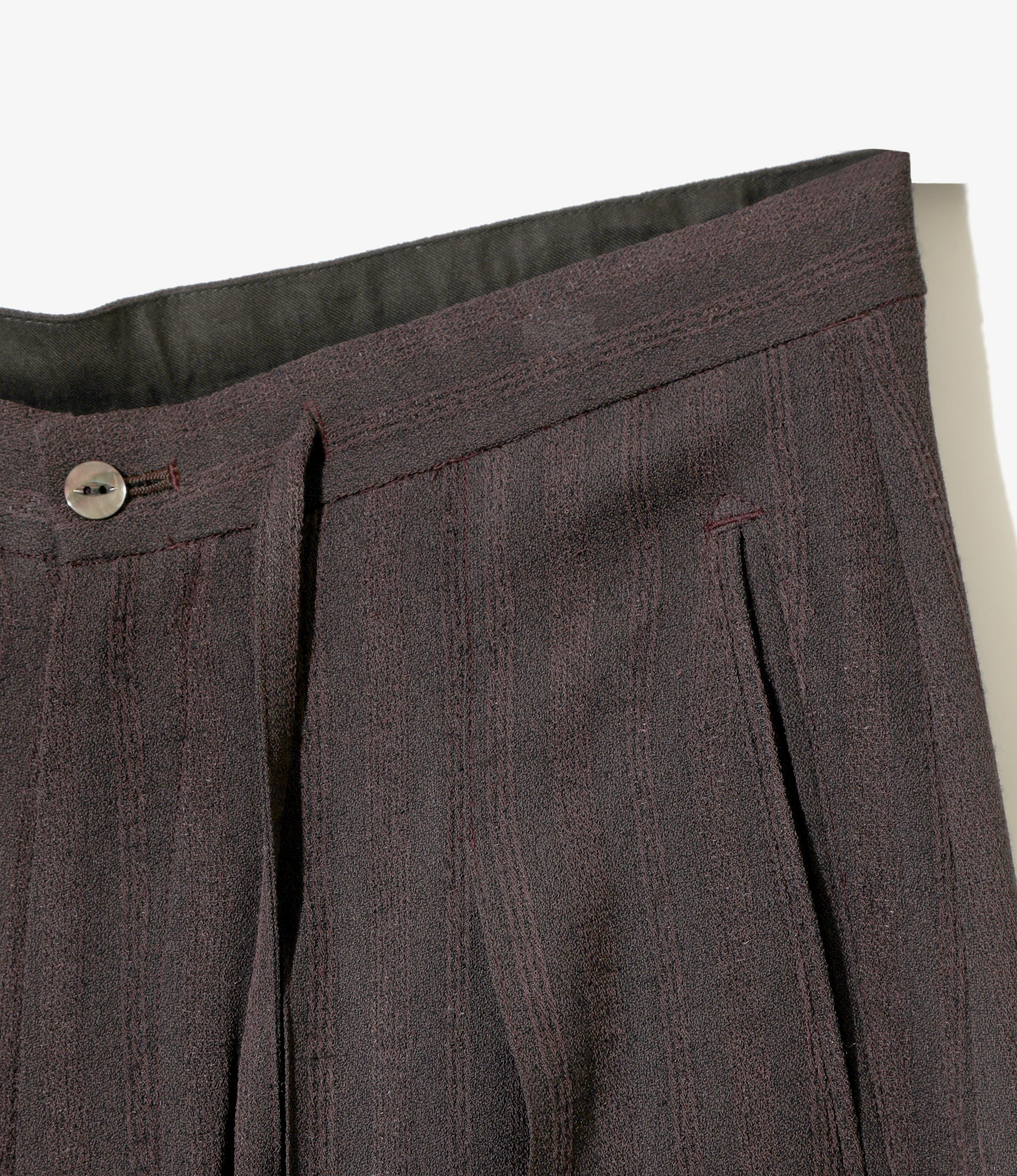 Hakama Pant – Burgundy Stripe