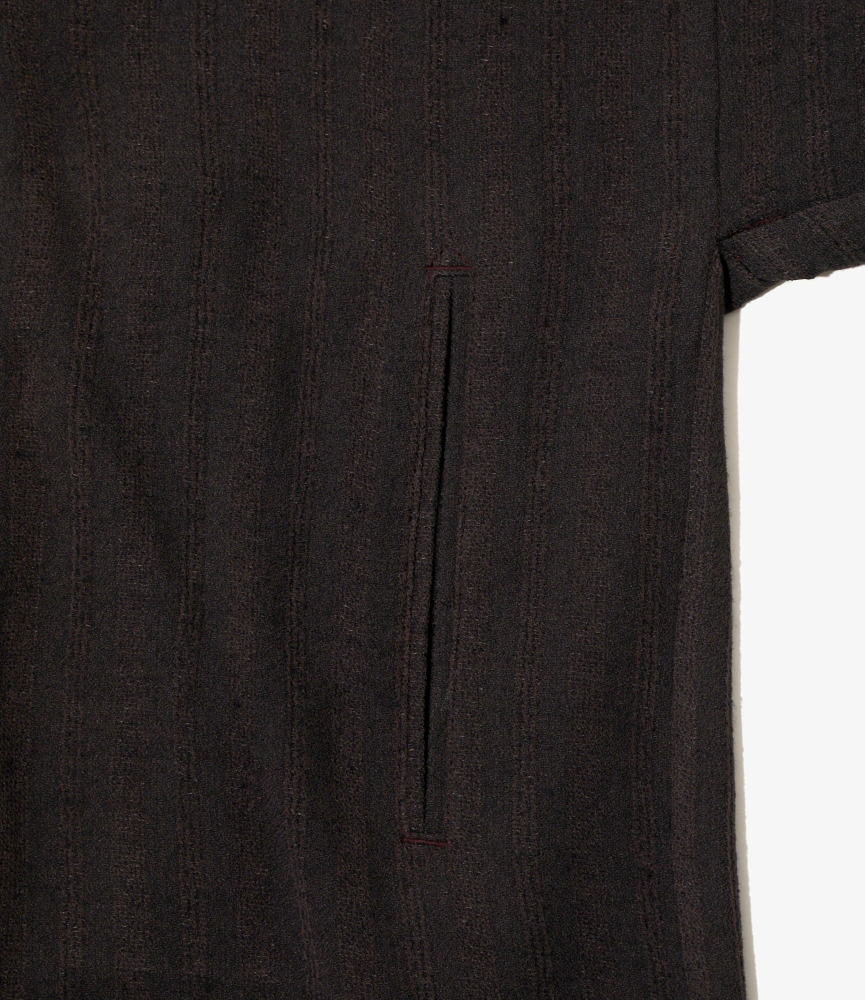 Haori Jacket – Burgundy Stripe