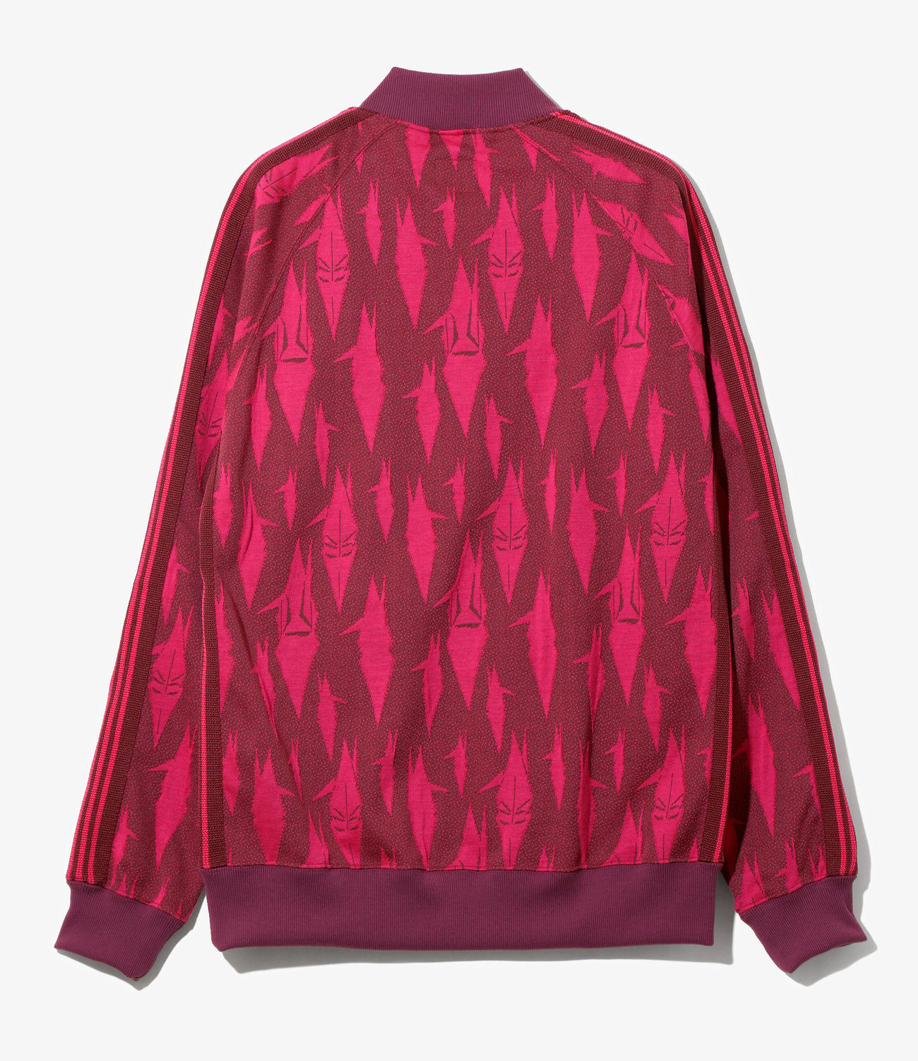 Rib Collar Track Jacket – Bordeaux Origami Crane