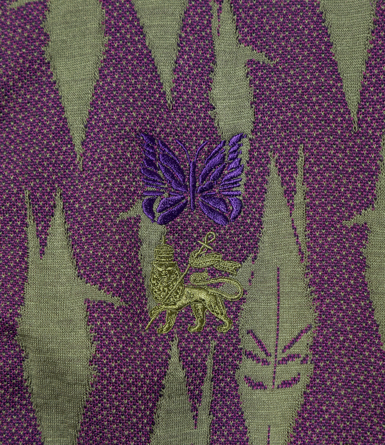 Rib Collar Track Jacket – Eggplant Origami Crane