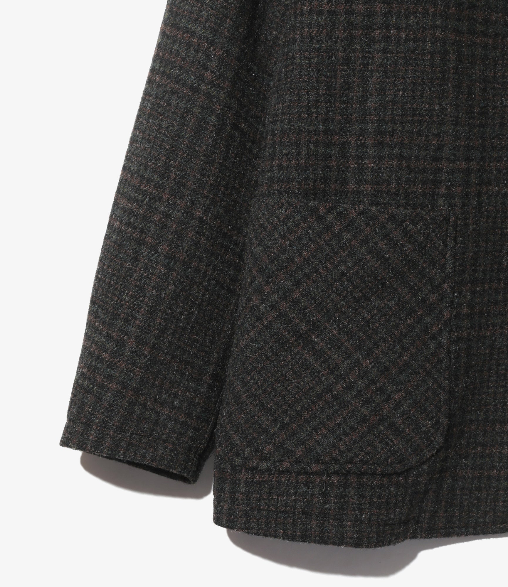 Loafer Jacket – Charcoal Wool Glen Plaid