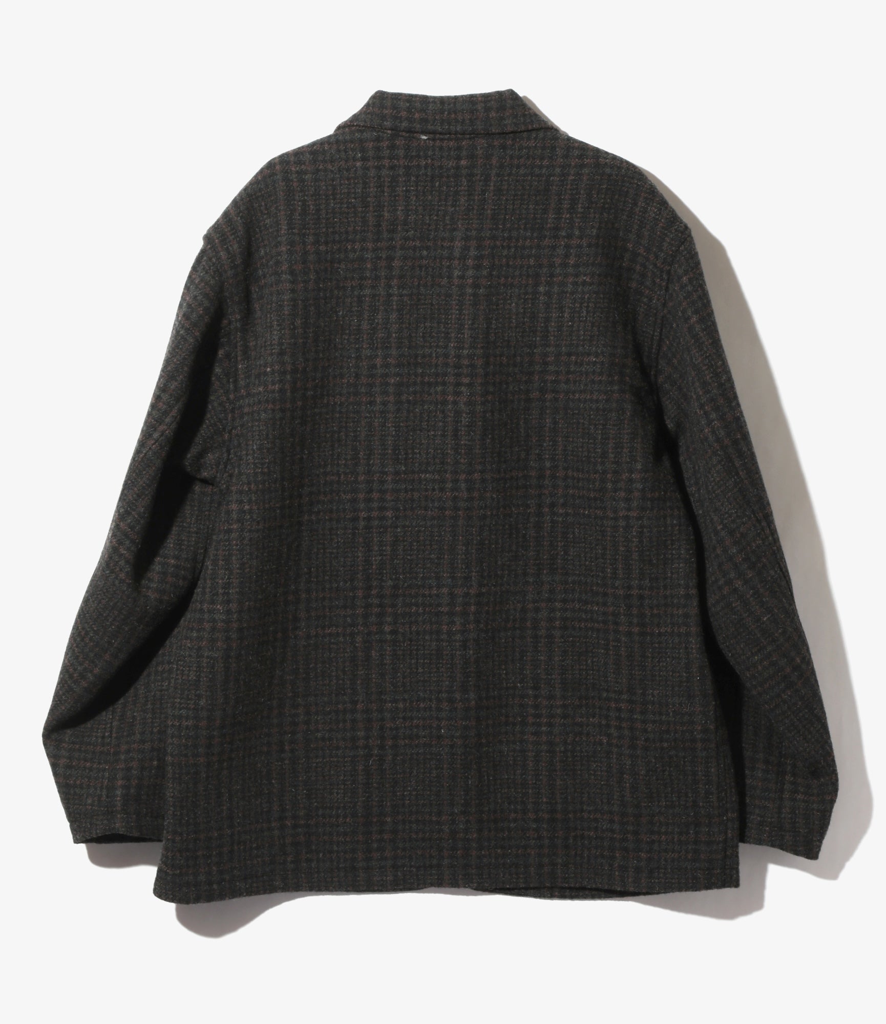 Loafer Jacket – Charcoal Wool Glen Plaid