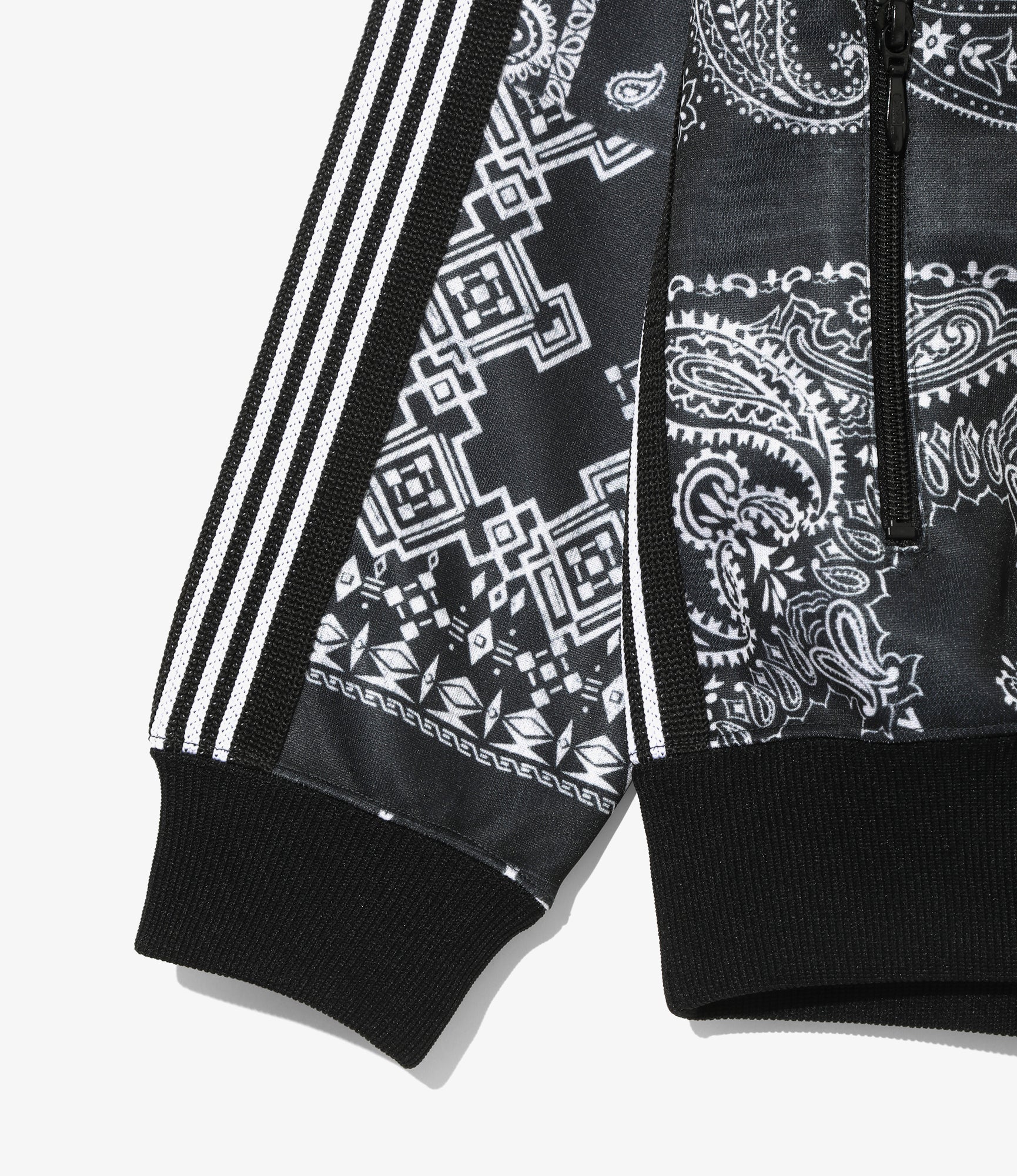 Track Jacket – Black Bandana Print