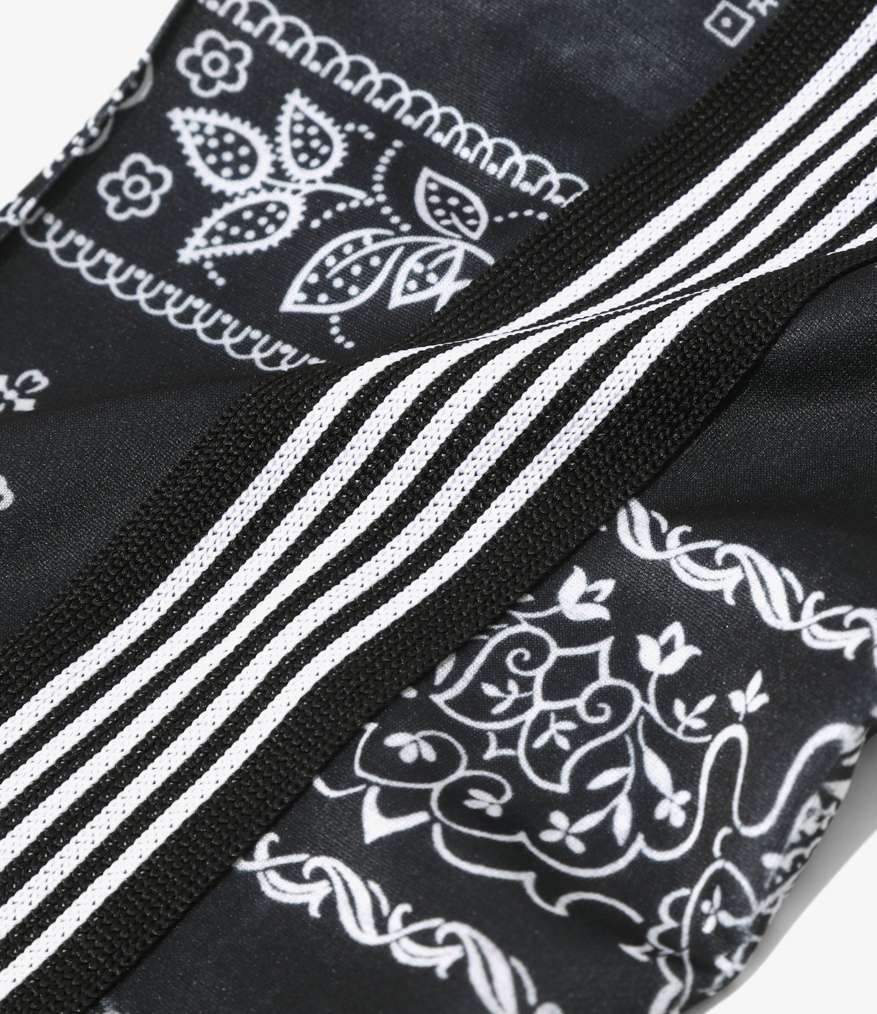 Track Jacket – Black Bandana Print