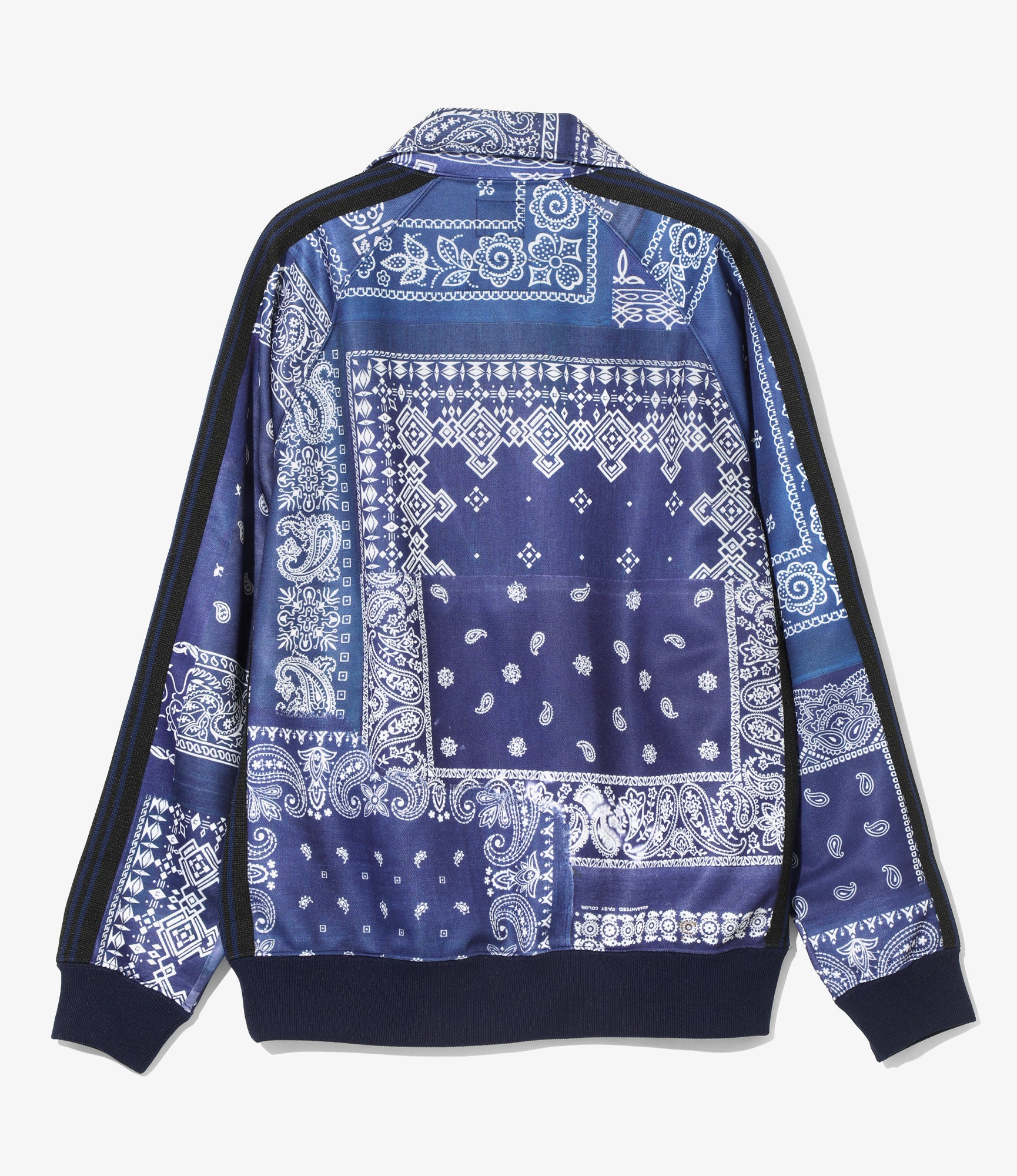 Track Jacket – Navy Bandana Print