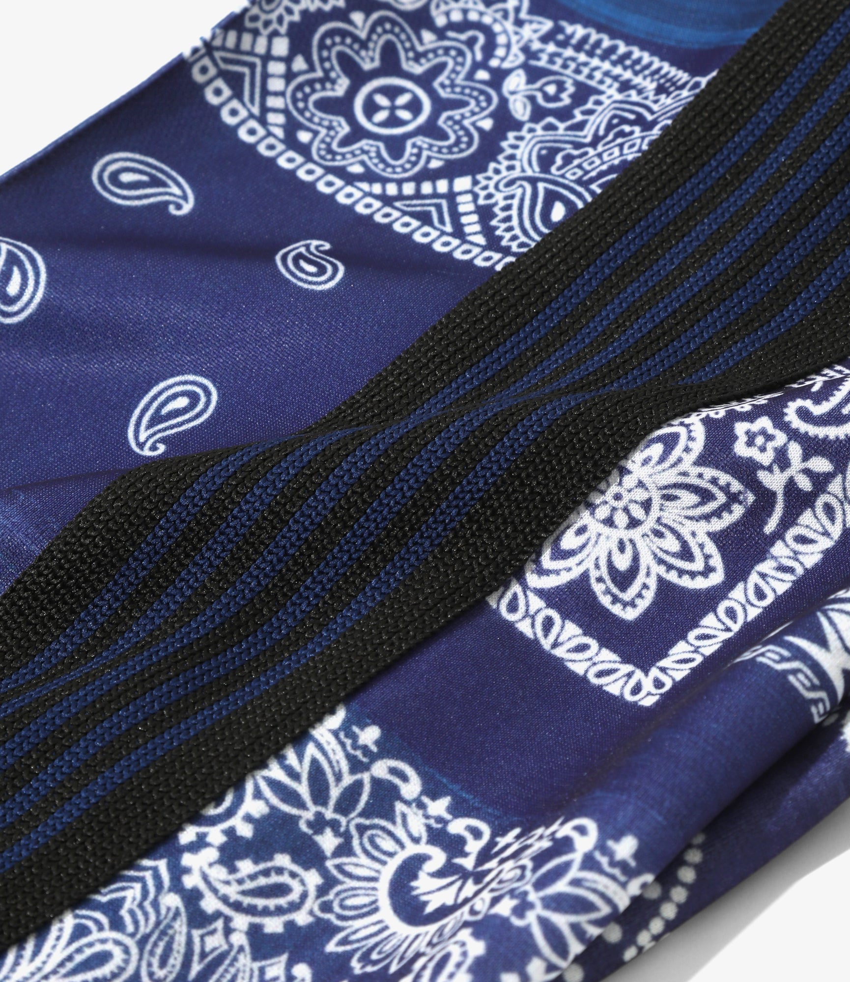 Track Short – Navy Bandana Print