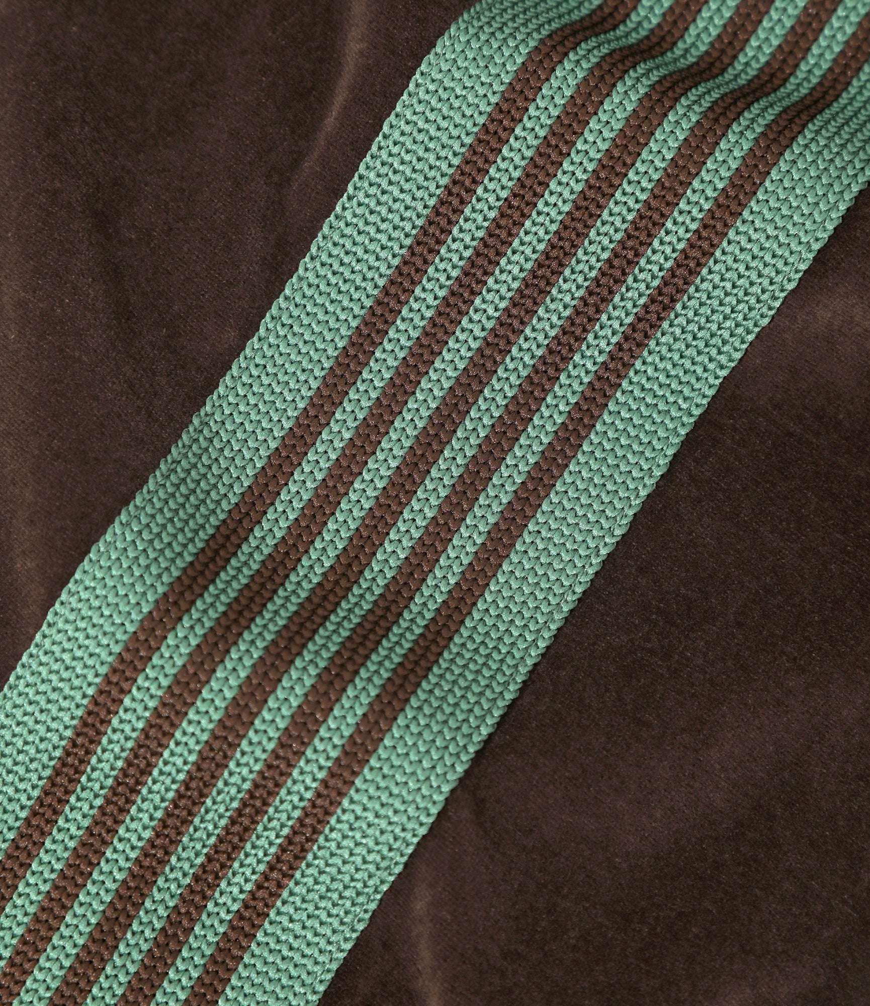 Narrow Track Pant – Brown Velour