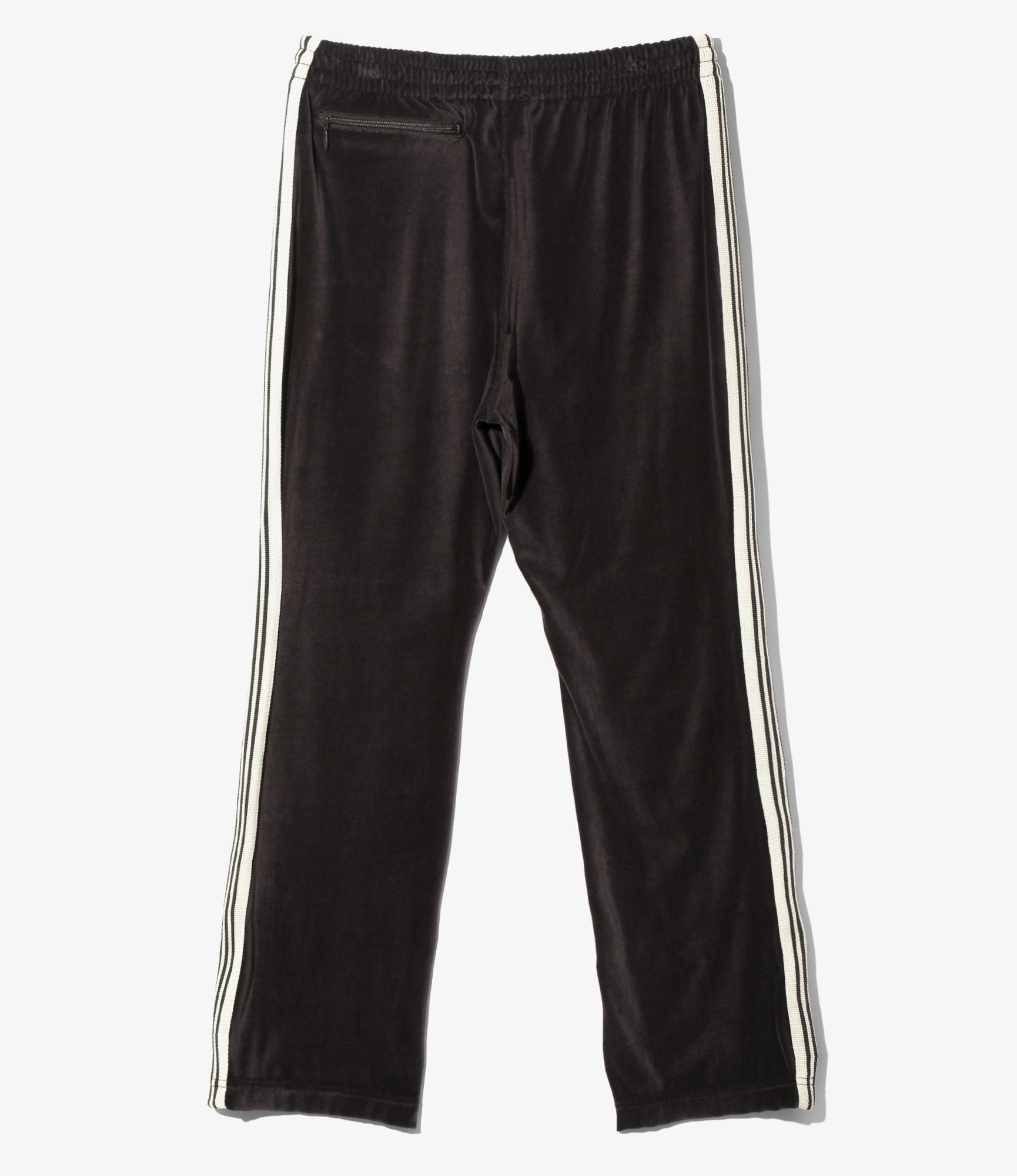 Narrow Track Pant – Charcoal Velour