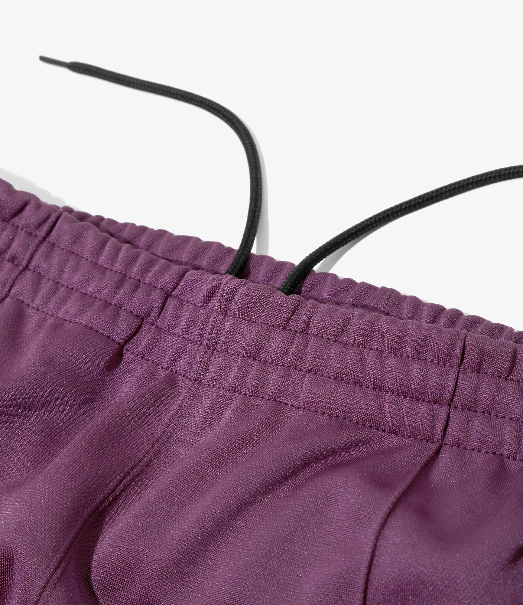 Narrow Track Pant – Purple Smooth Polyester