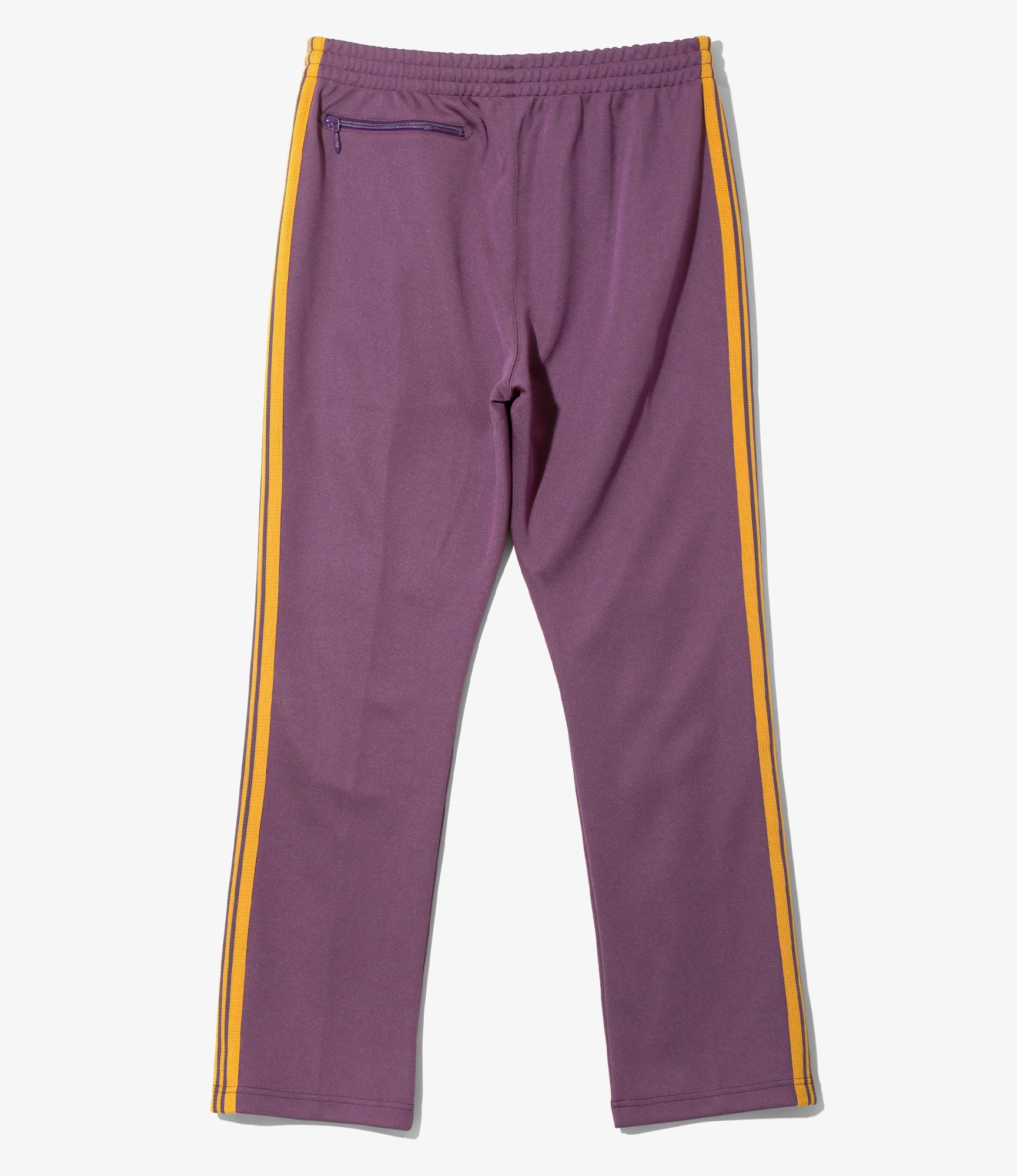 Narrow Track Pant – Purple Smooth Polyester