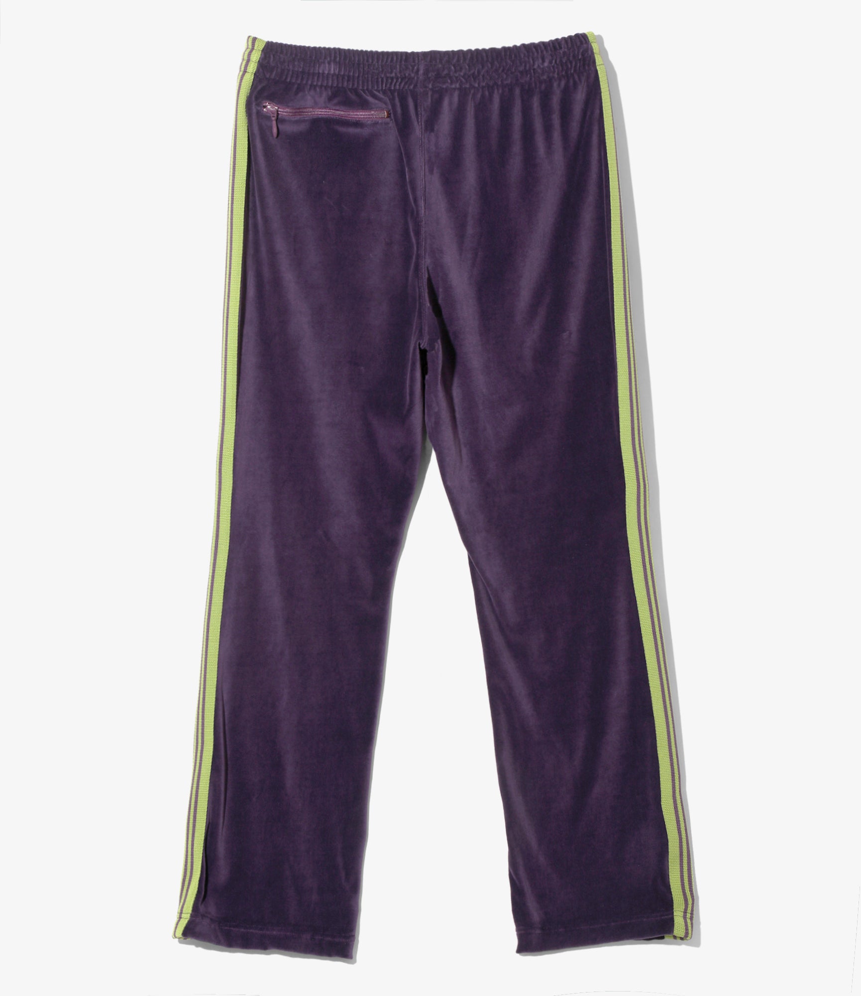 Narrow Track Pant – Purple Velour