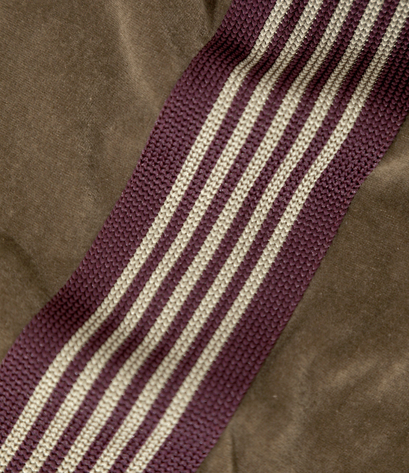 Narrow Track Pant – Taupe Velour
