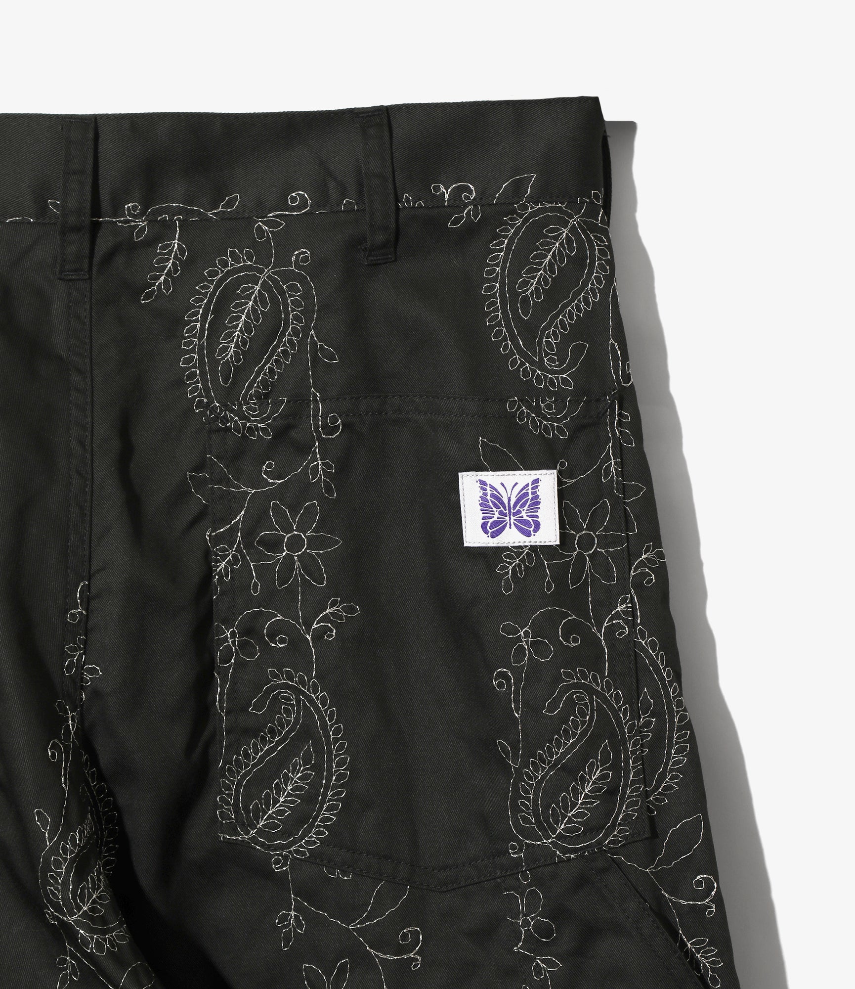 Painter Pant – Black Embroidered Twill