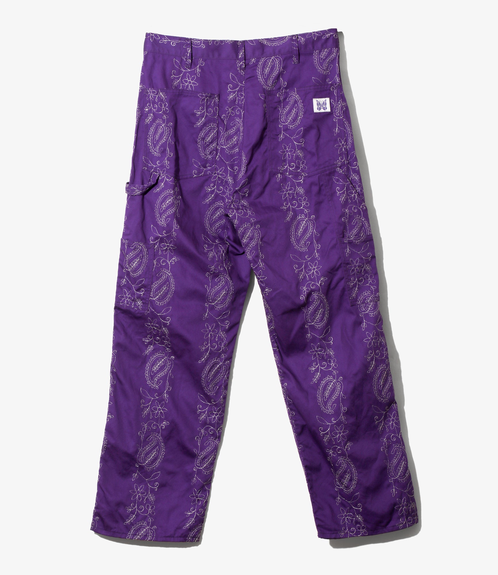 Painter Pant – Purple Embroidered Twill