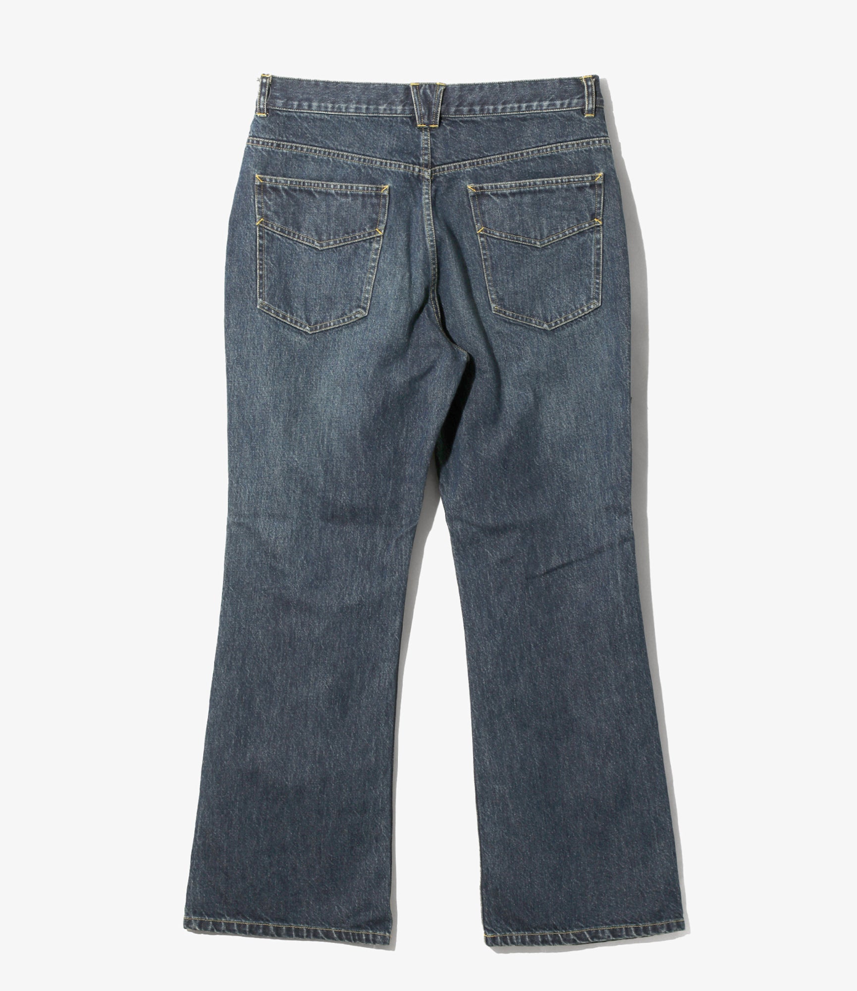 Papillon Embroidered Boot-Cut Jean – Indigo 12oz Denim