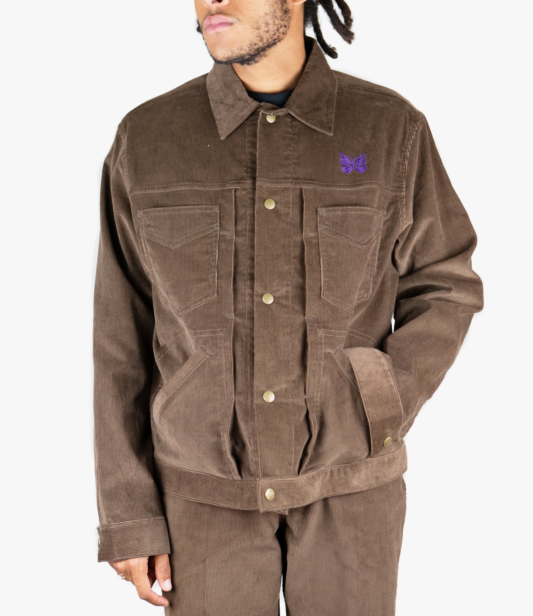 Penny Jean Jacket – Brown 14W Corduroy