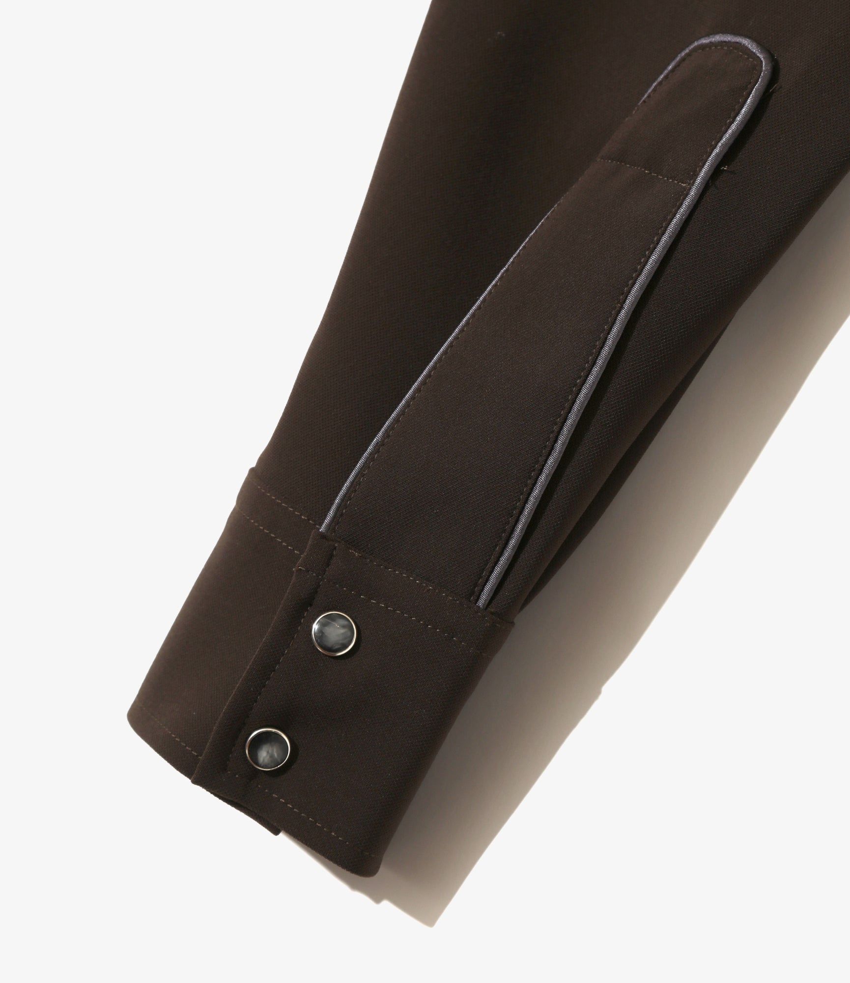 Piping Cowboy Jacket – Brown Double Cloth