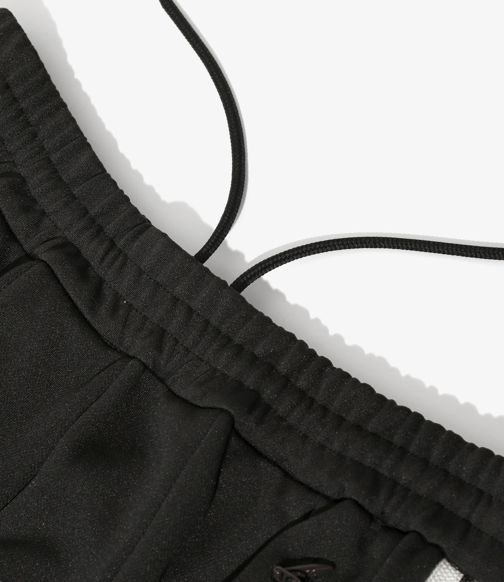 Pleated Track Skirt – Charcoal Smooth Polyester