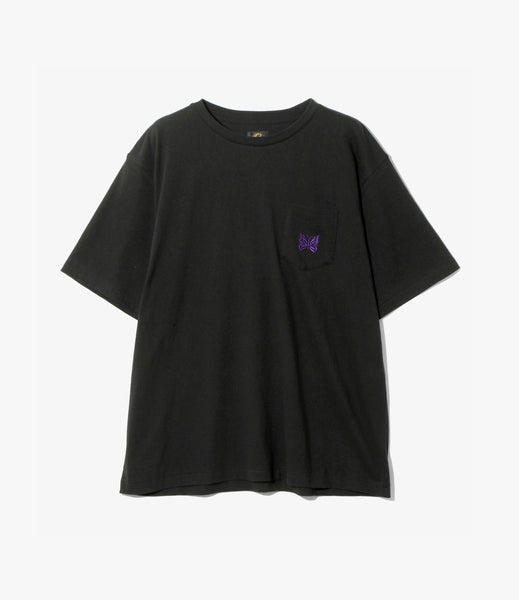 Needles-Pocket-T-Shirt-Black-