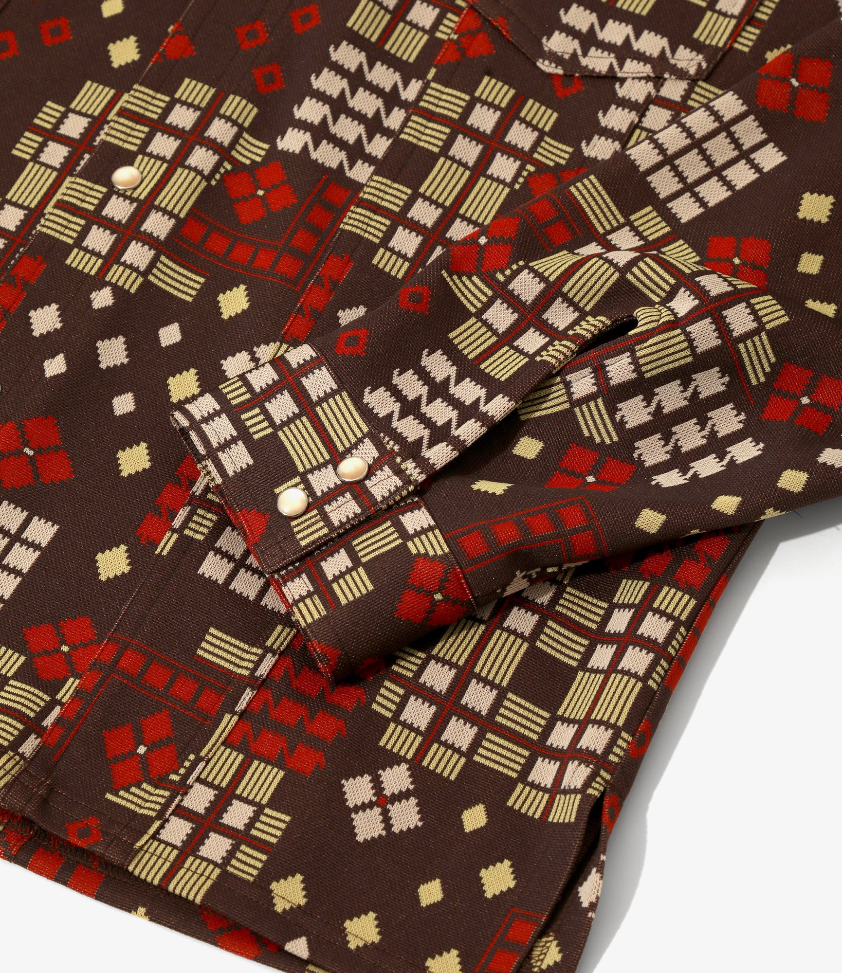 Saddleman Shirt – Brown Jacquard