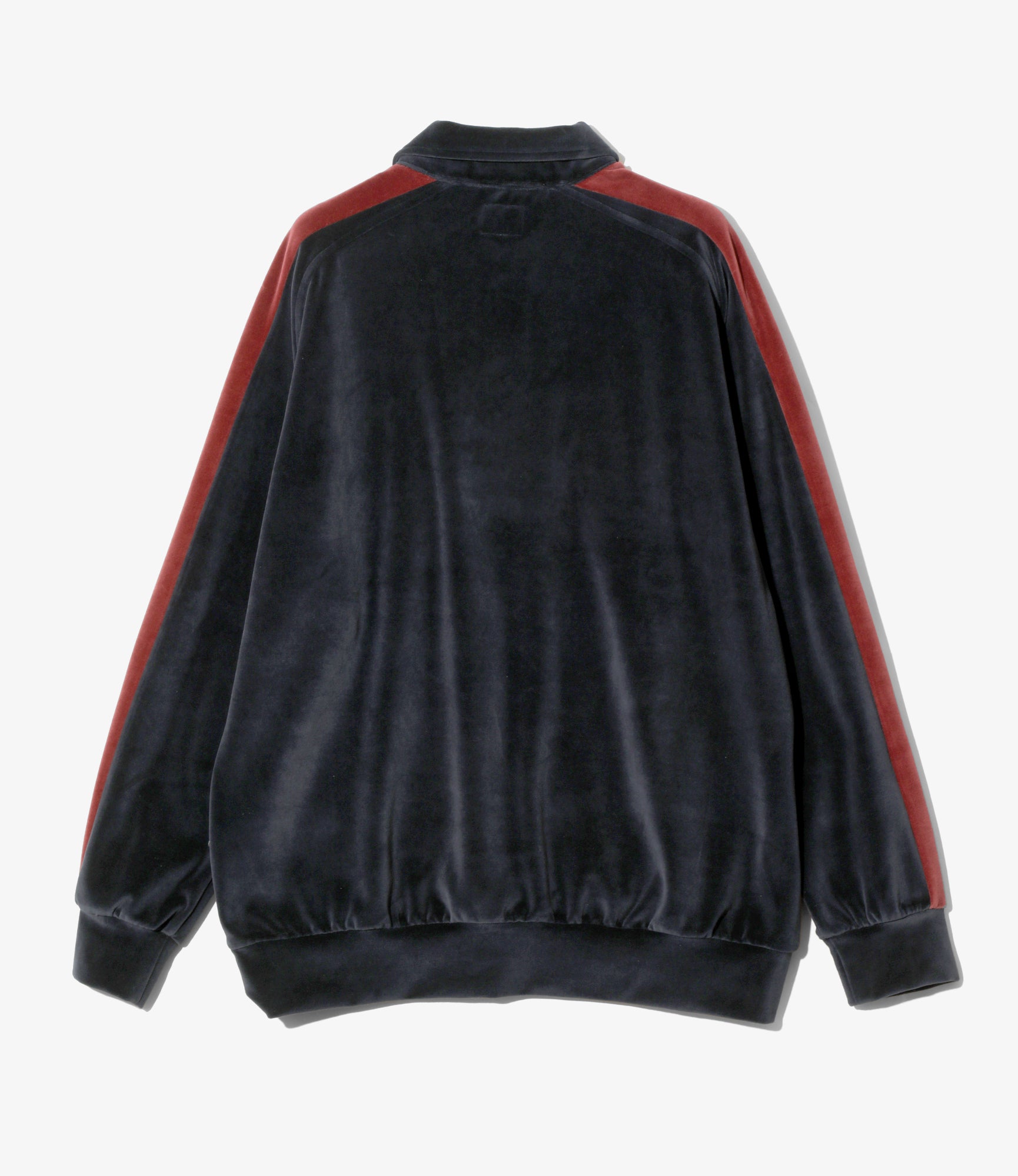 Side Line Pullover Shirt – Navy Velour