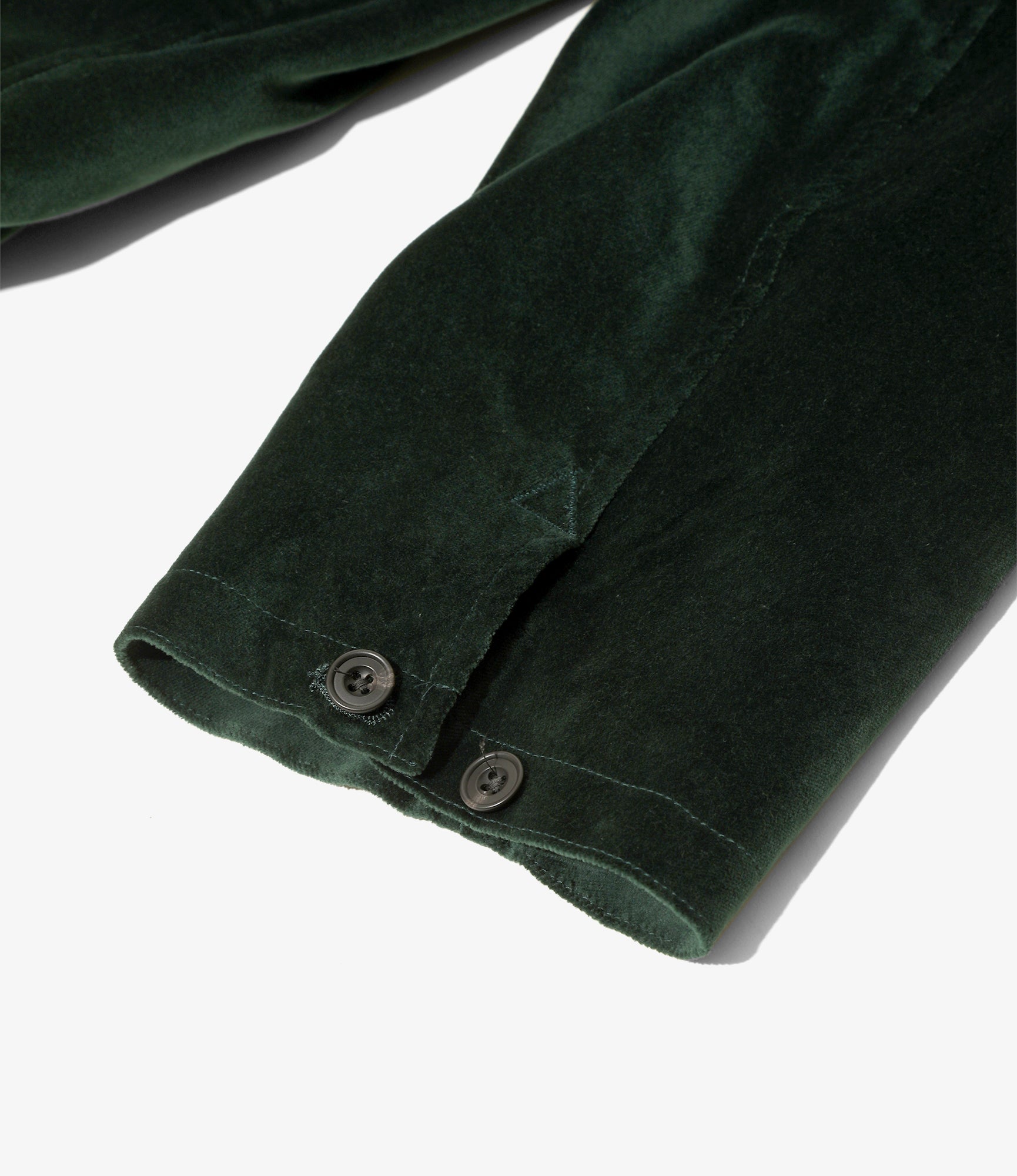 Arrow Jacket – Dark Green Velveteen