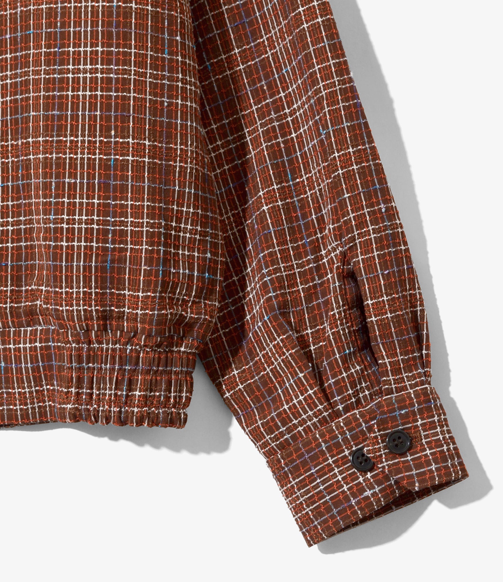 Sports Jacket – Brown Grid Dobby