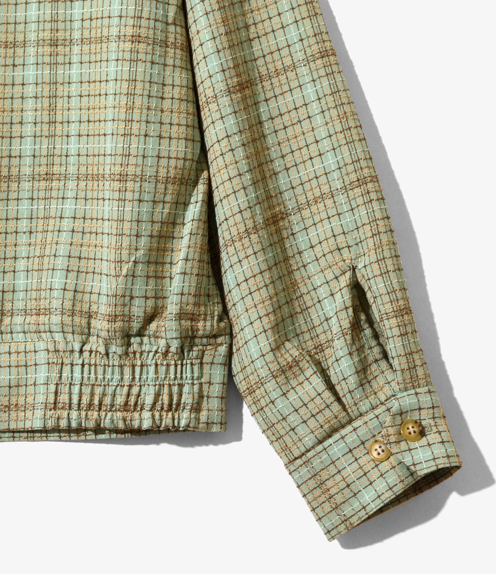 Sports Jacket – Mint Grid Dobby