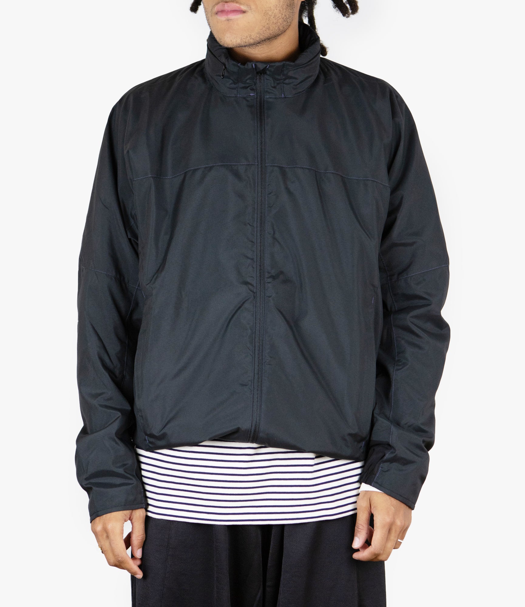 SB Jacket – Black Poly Brushed Taffeta