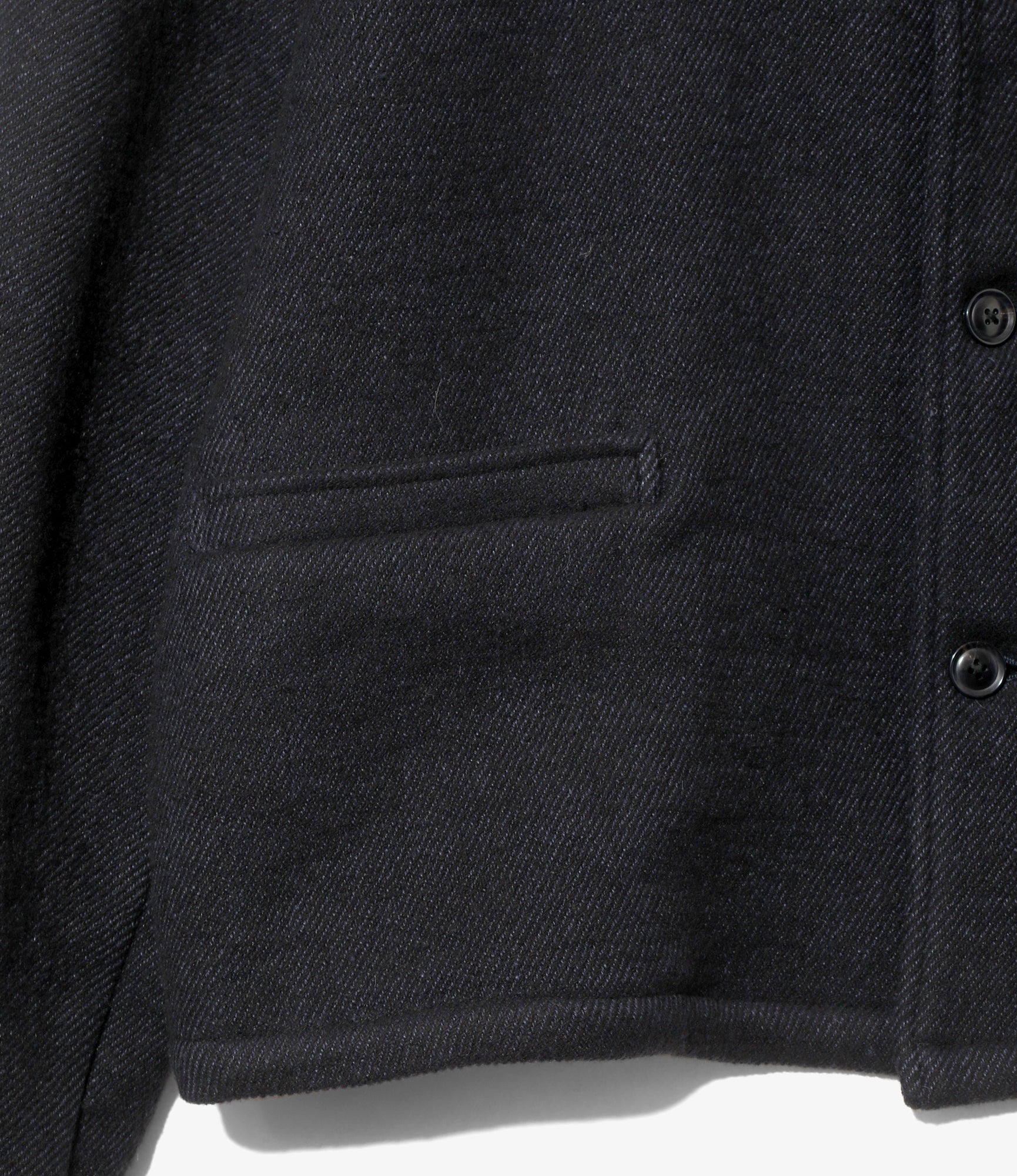 Stand Collar Jacket – Dark Navy Kersey