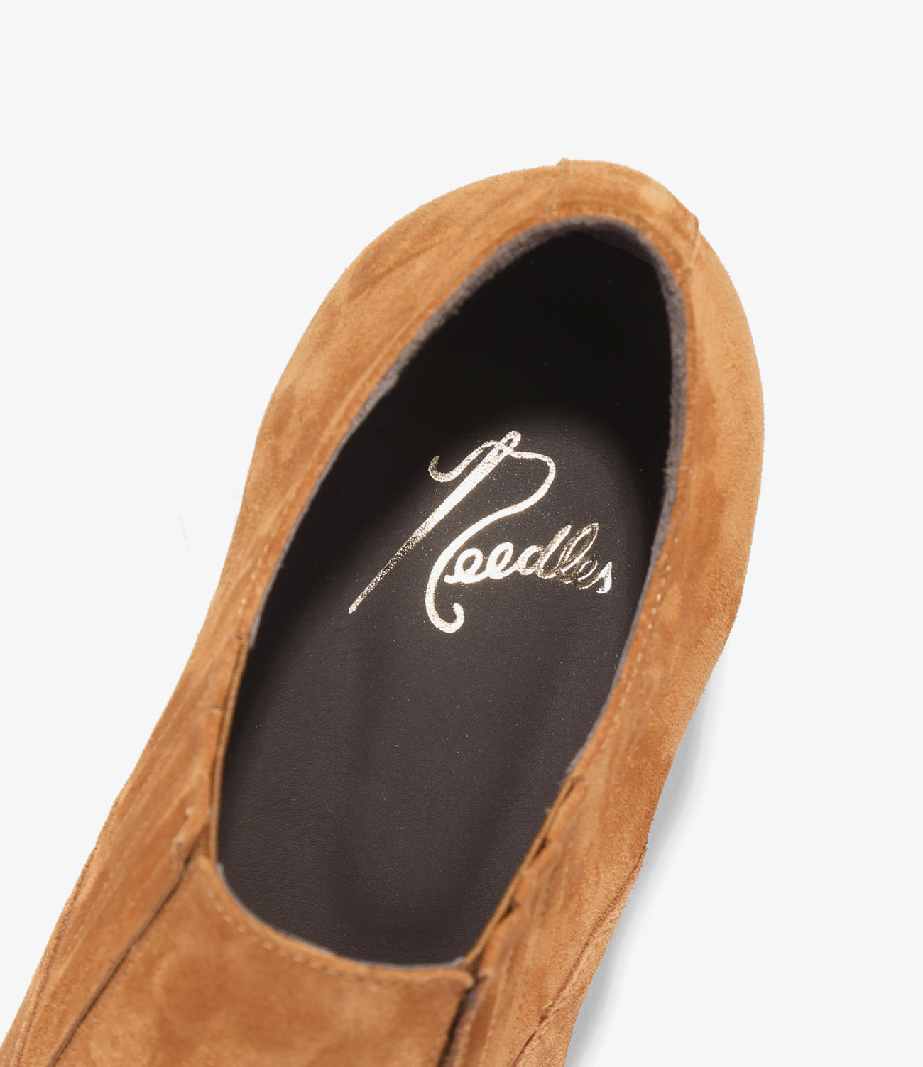 Papillon Stitched Cowboy Shoe – Brown Suede