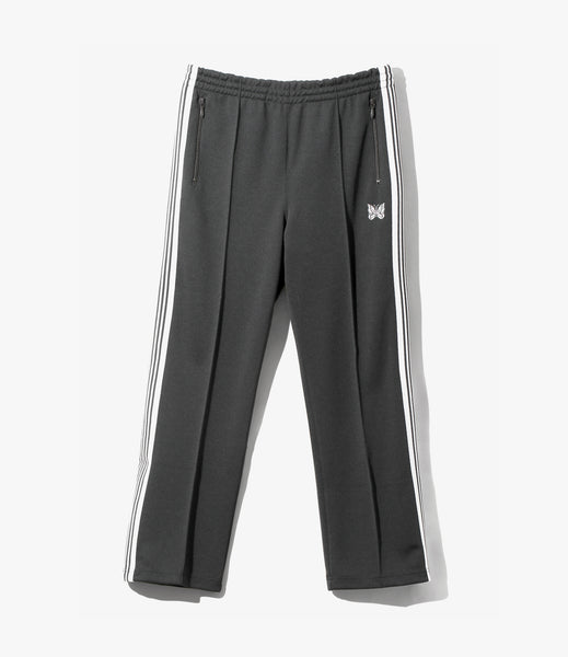 Track Pant – Charcoal Smooth Polyester | Needles | Nepenthes London