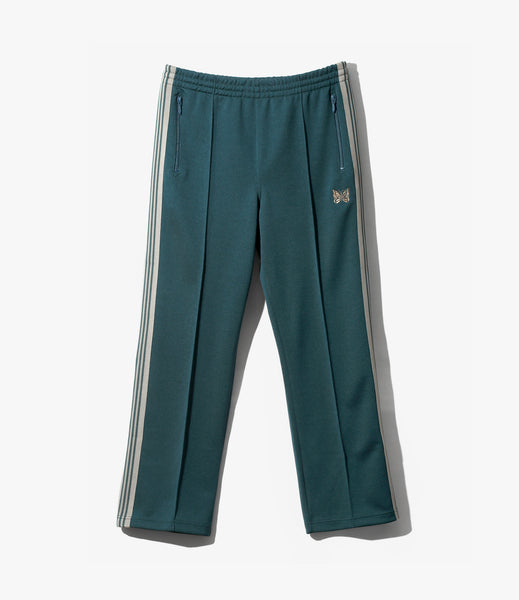 Track Pant – Green Smooth Polyester | Needles | Nepenthes London