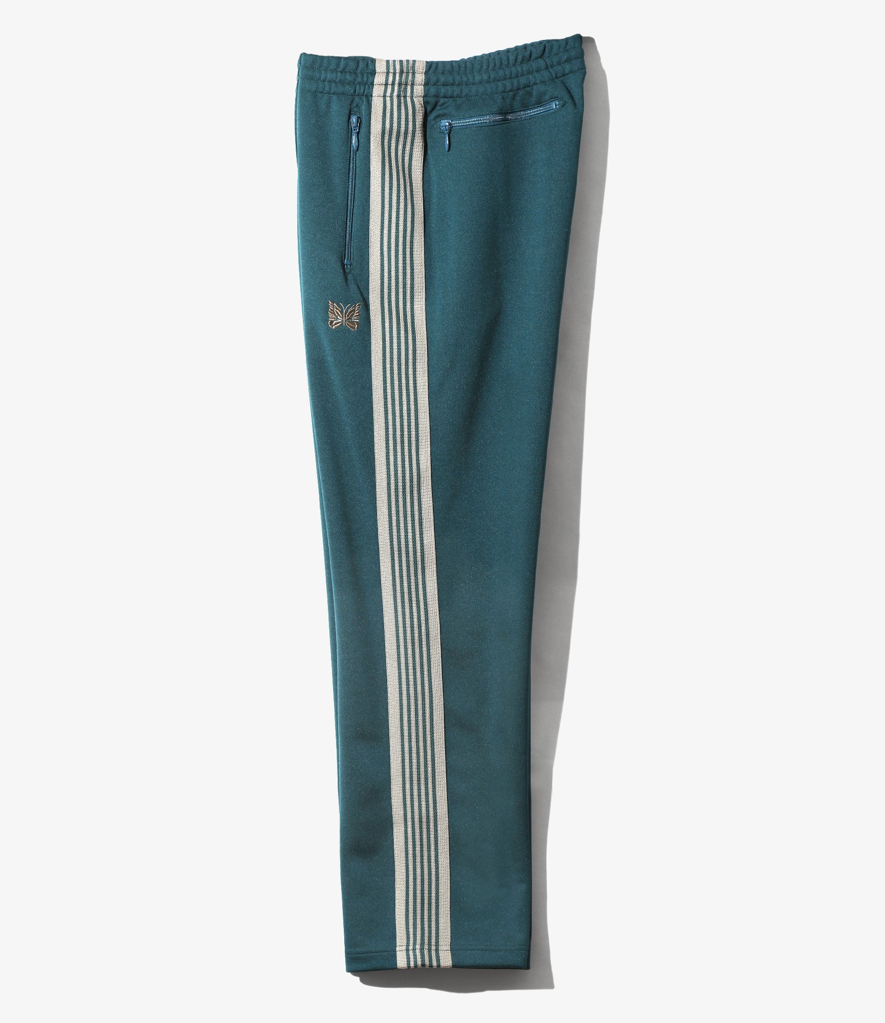 Track Pant – Green Poly Smooth