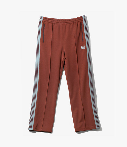 Track Pant – Rust Smooth Polyester | Needles | Nepenthes London