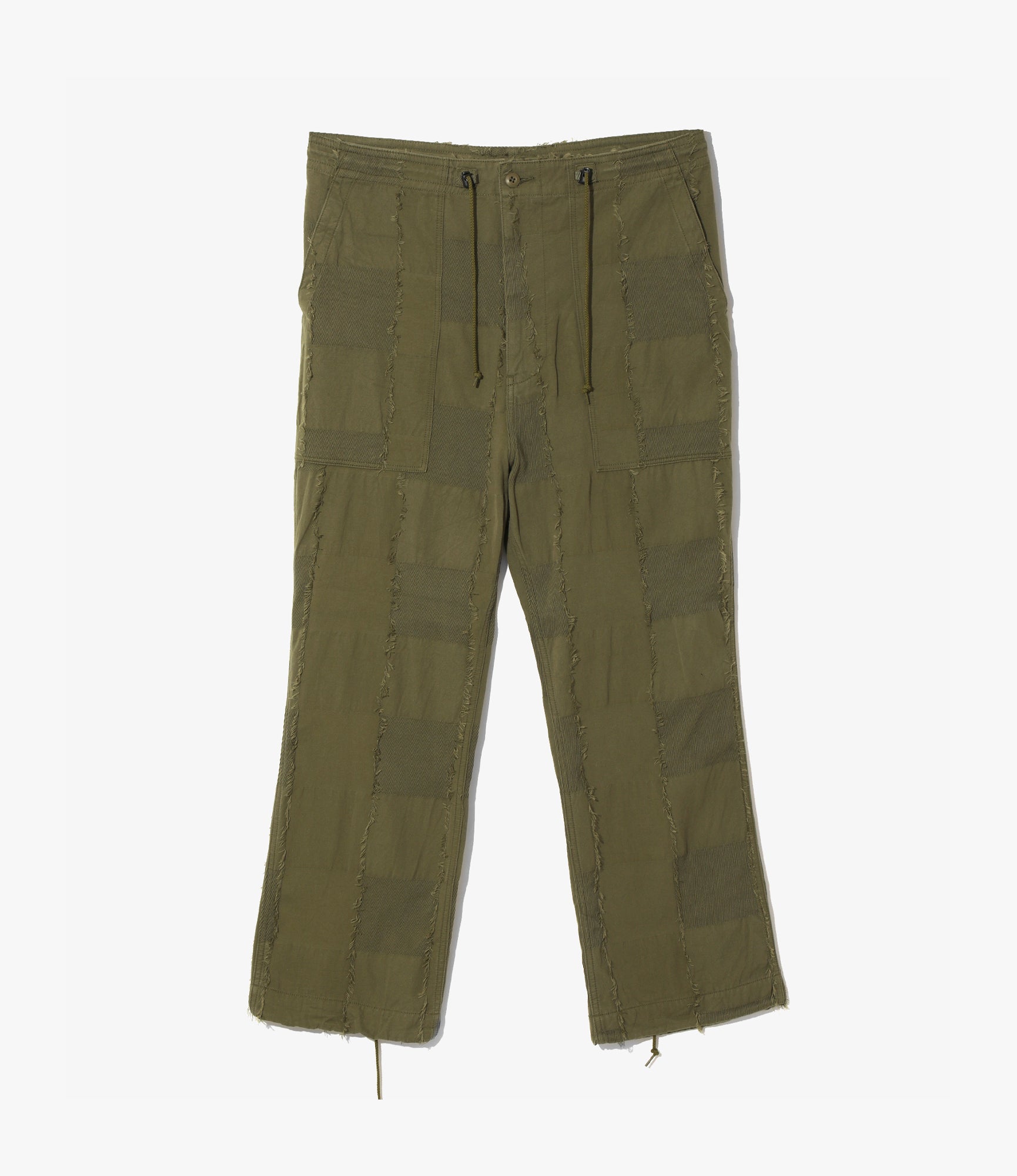 String Fatigue Pant – Olive Cut Jacquard Ripstop Cotton