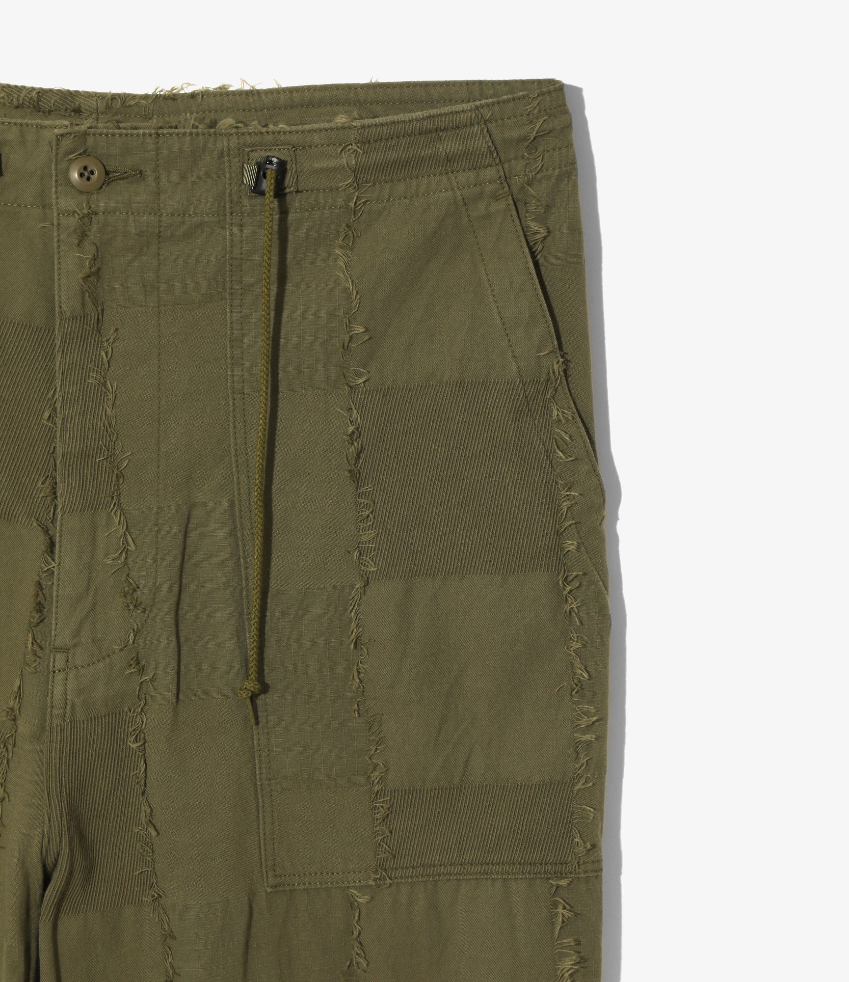 String Fatigue Pant – Olive Cut Jacquard Ripstop Cotton