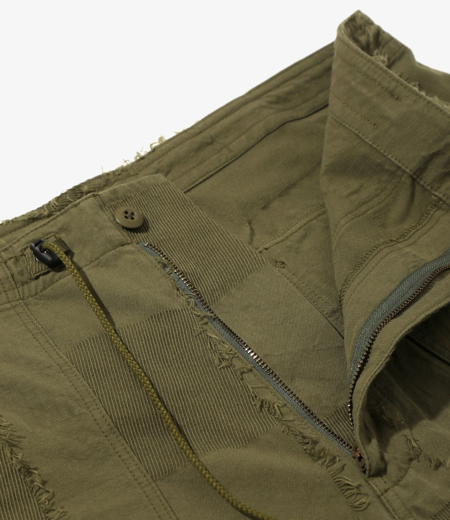 String Fatigue Pant – Olive Cut Jacquard Ripstop Cotton