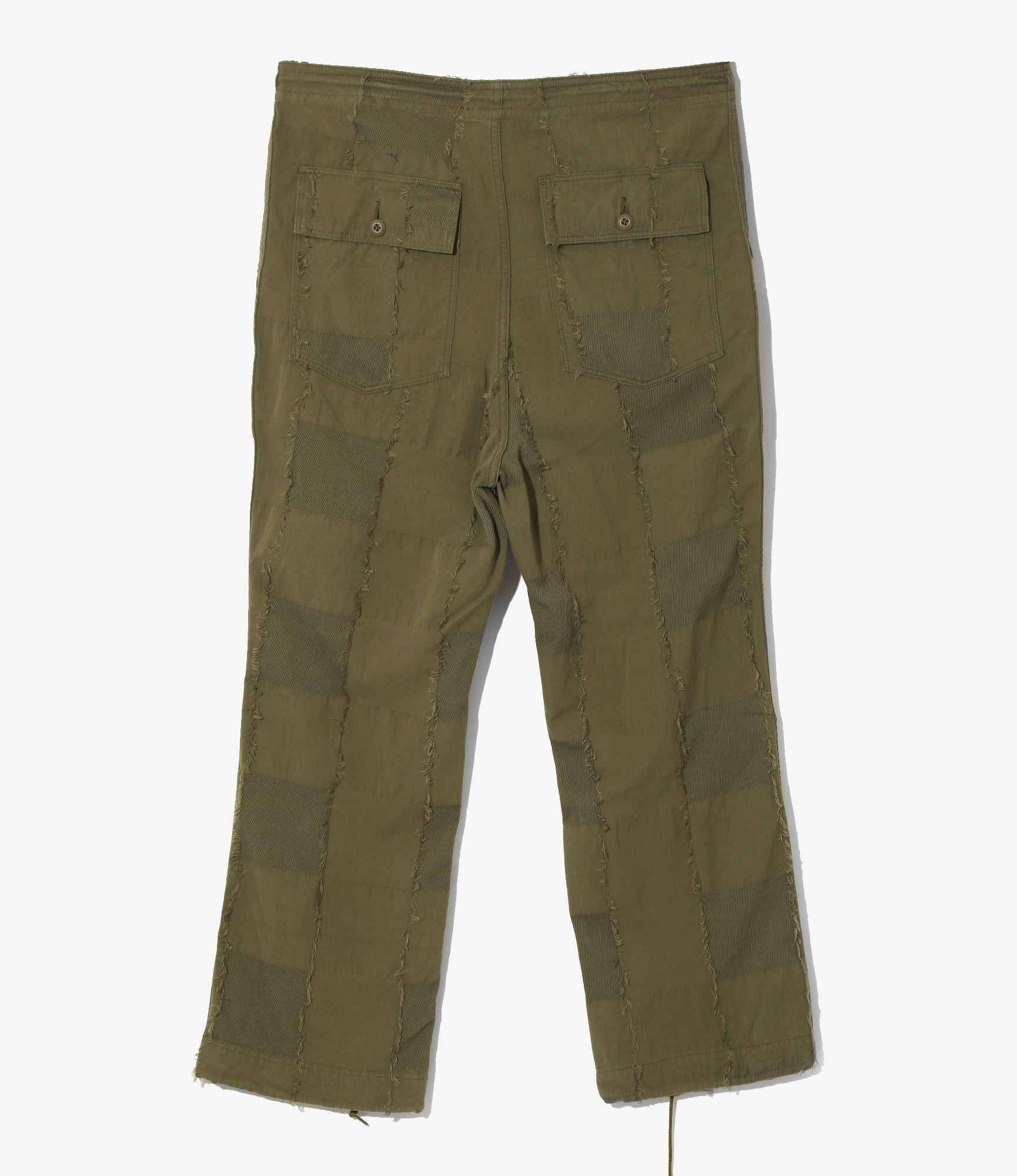 String Fatigue Pant – Olive Cut Jacquard Ripstop Cotton