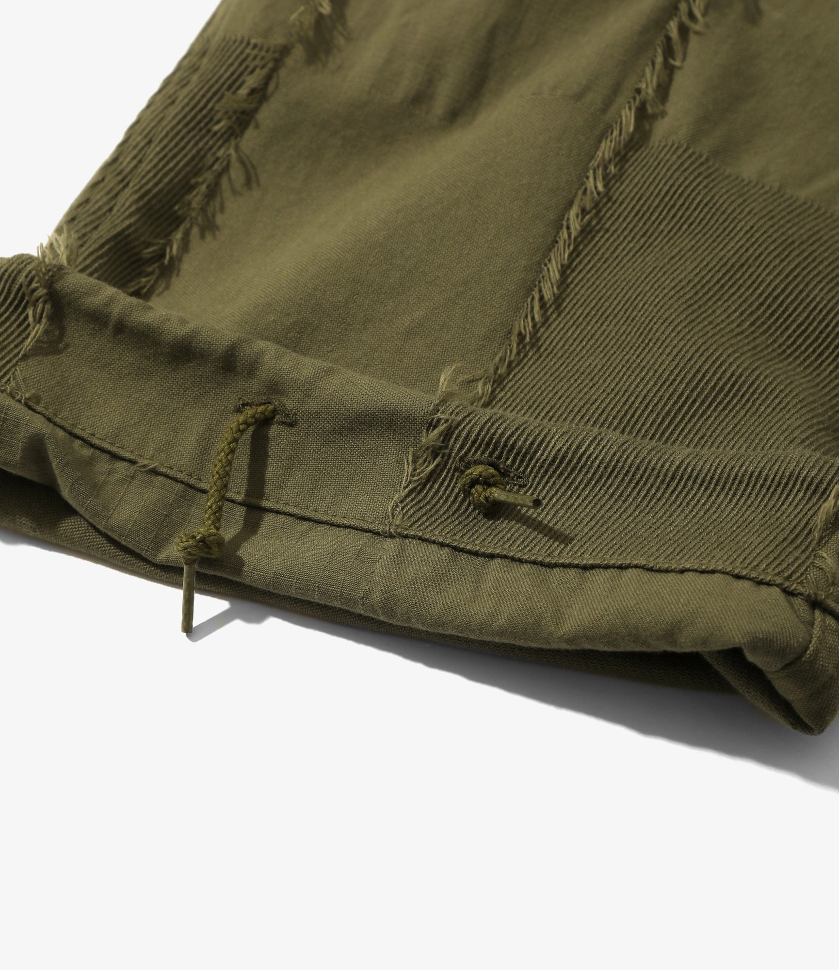 String Fatigue Pant – Olive Cut Jacquard Ripstop Cotton