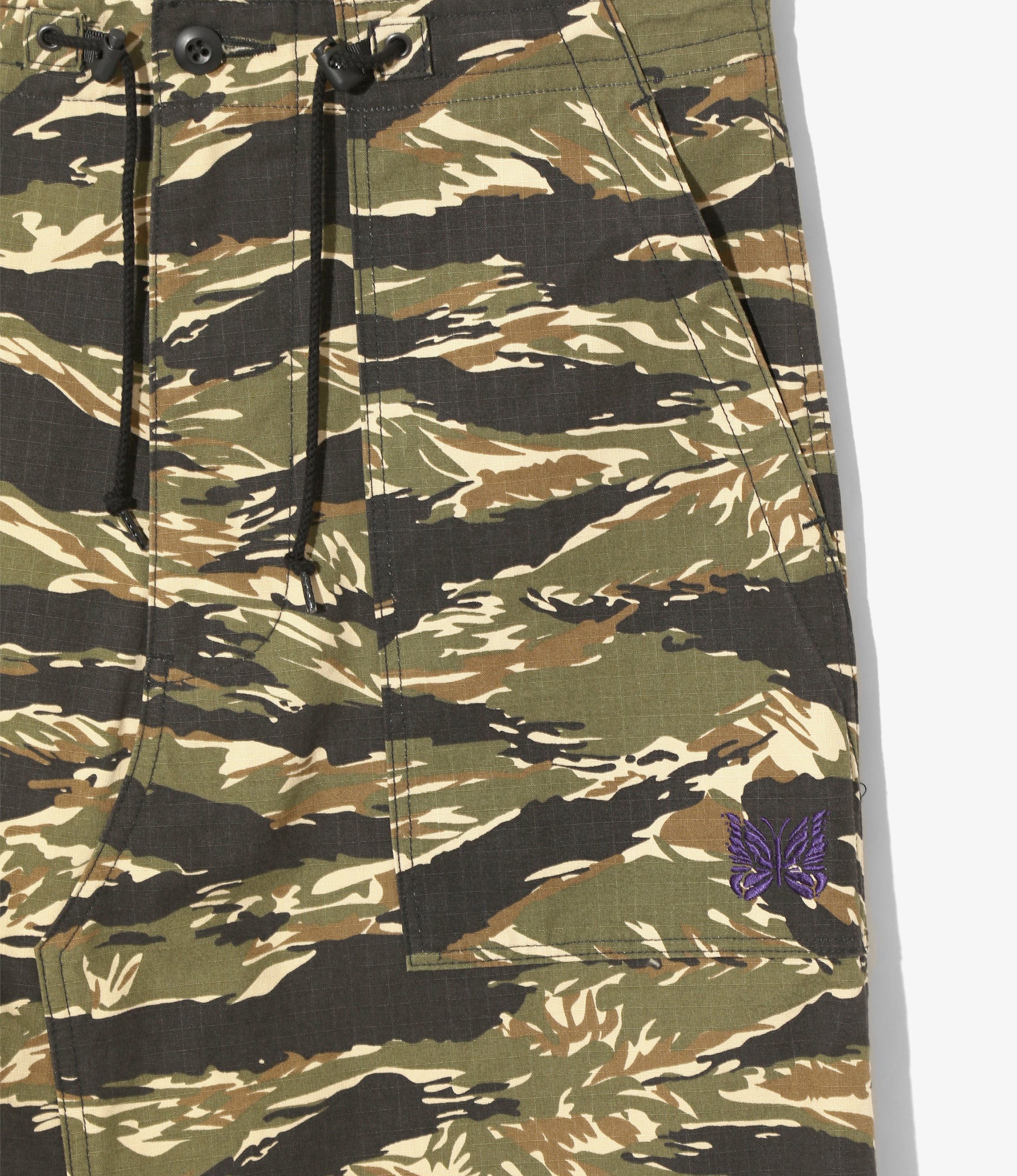 String Fatigue Skirt – Tiger Stripe Camo Ripstop Cotton