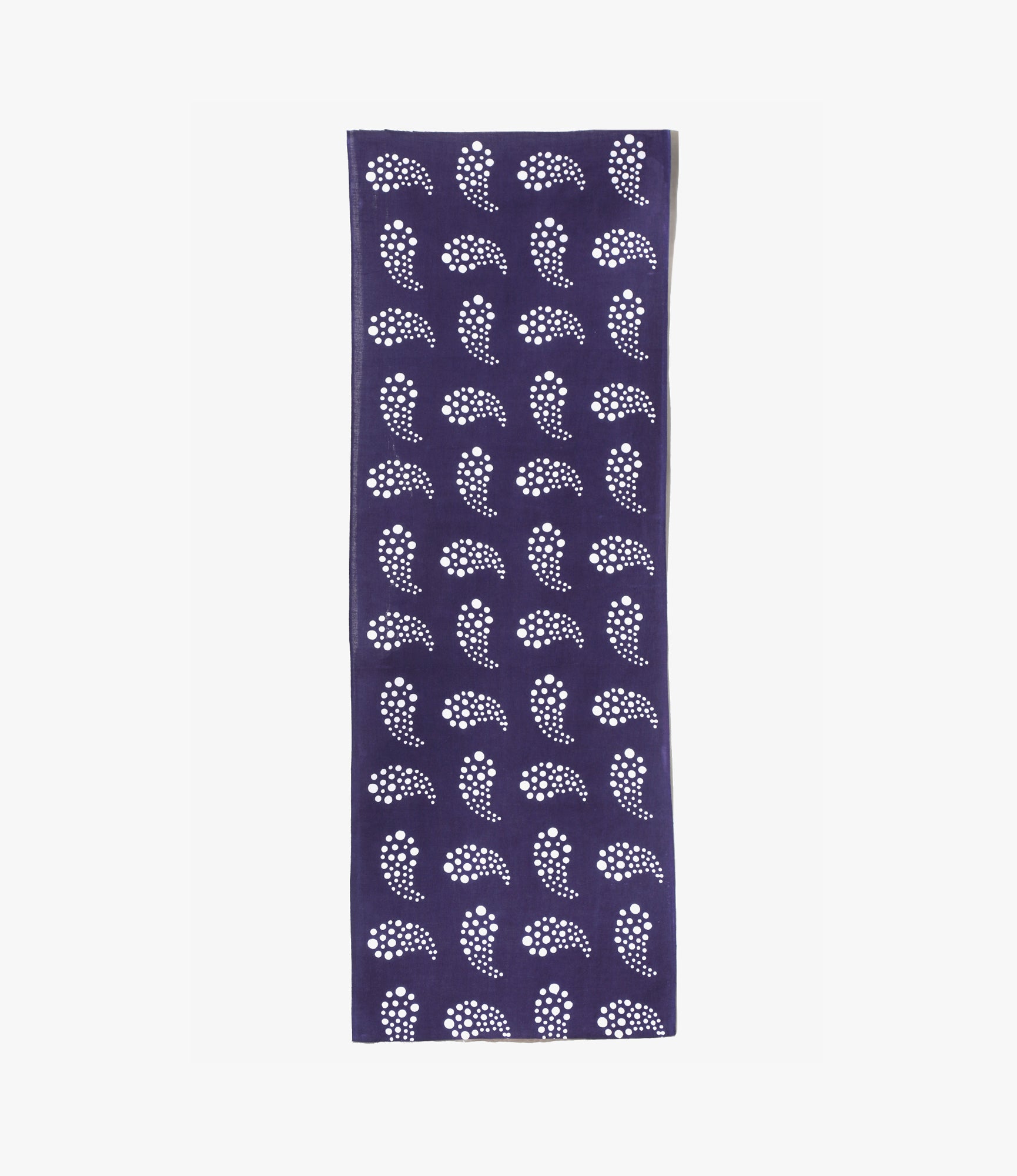 Tenugui Bandana – Purple Paisley Print