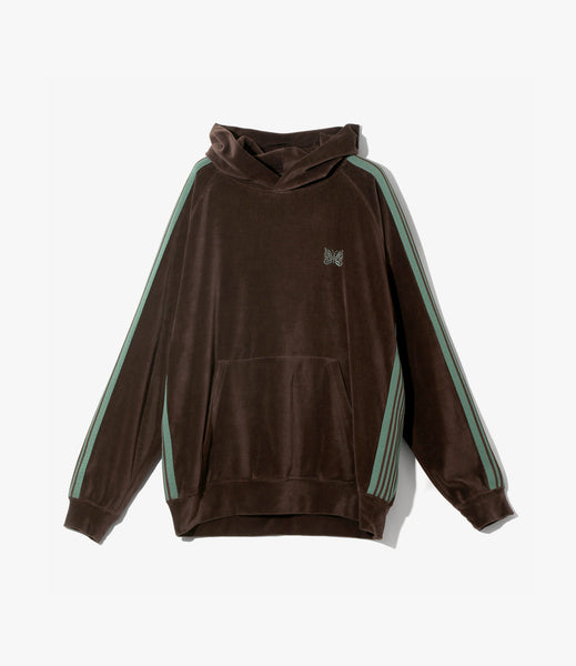 Needles-Track-Hoodie-Brown-
