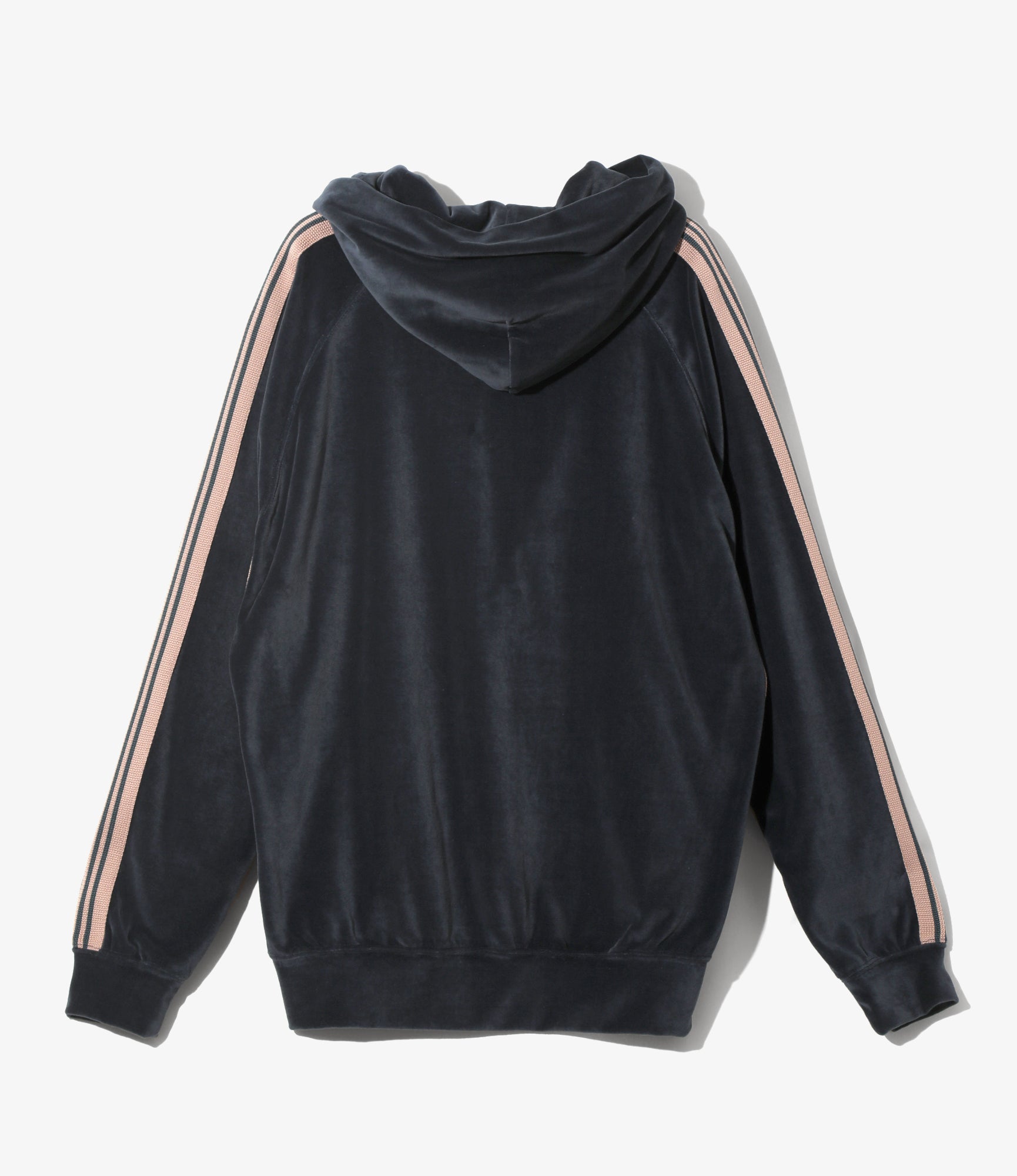 Track Hoodie – Steel Blue Velour