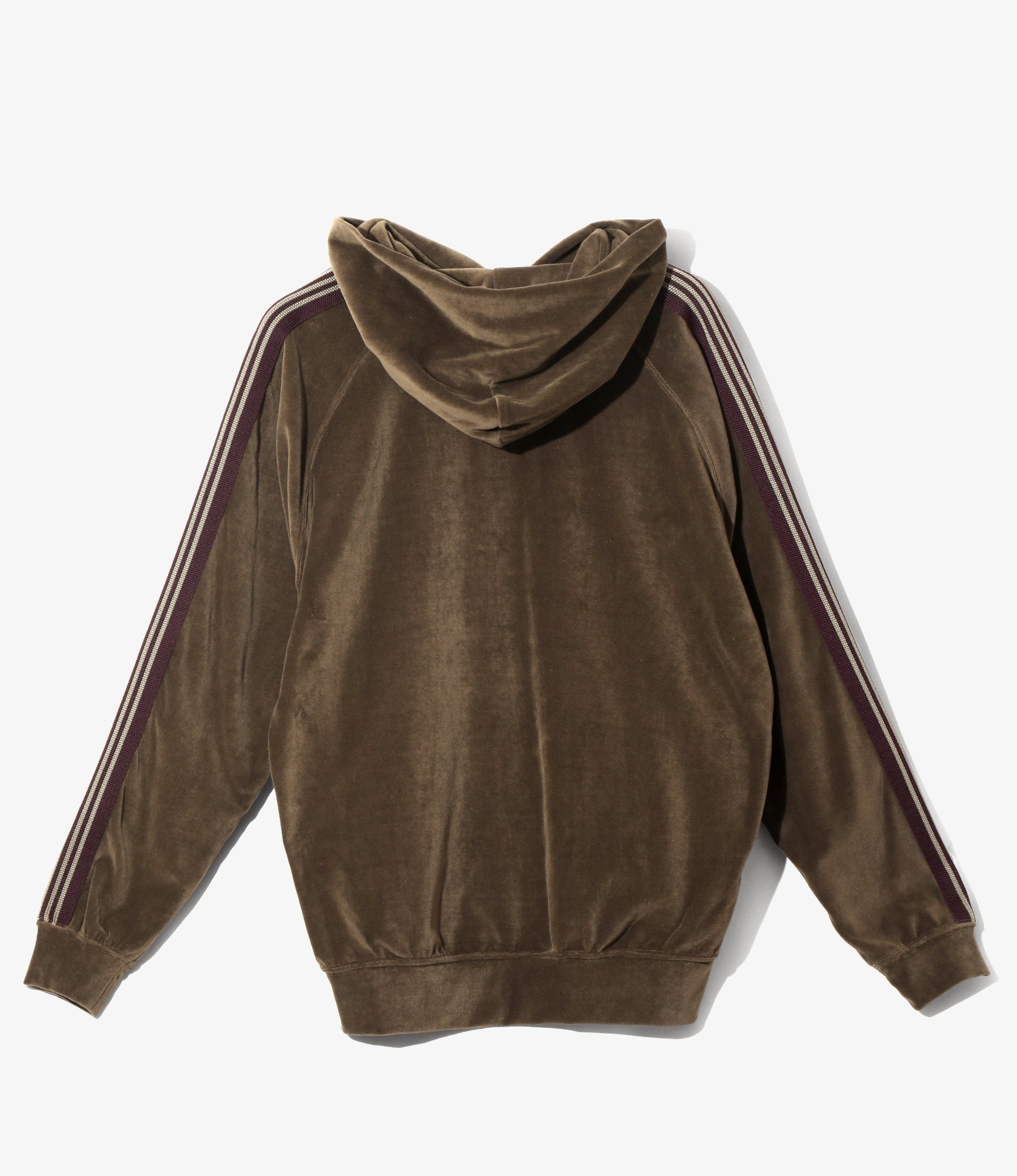 Track Hoodie – Taupe Velour