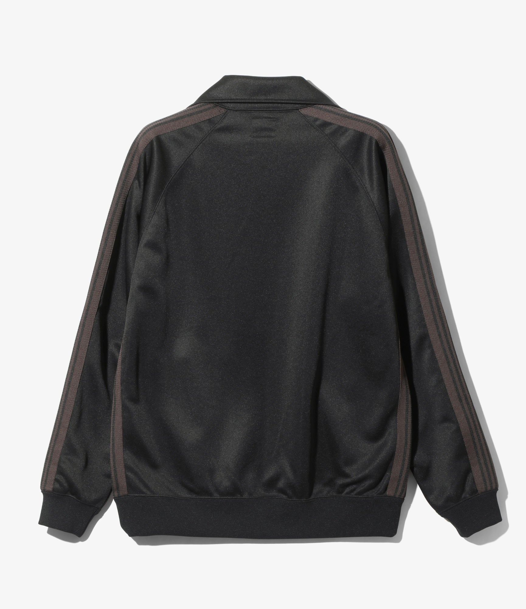 Track Jacket – Black Smooth Polyester