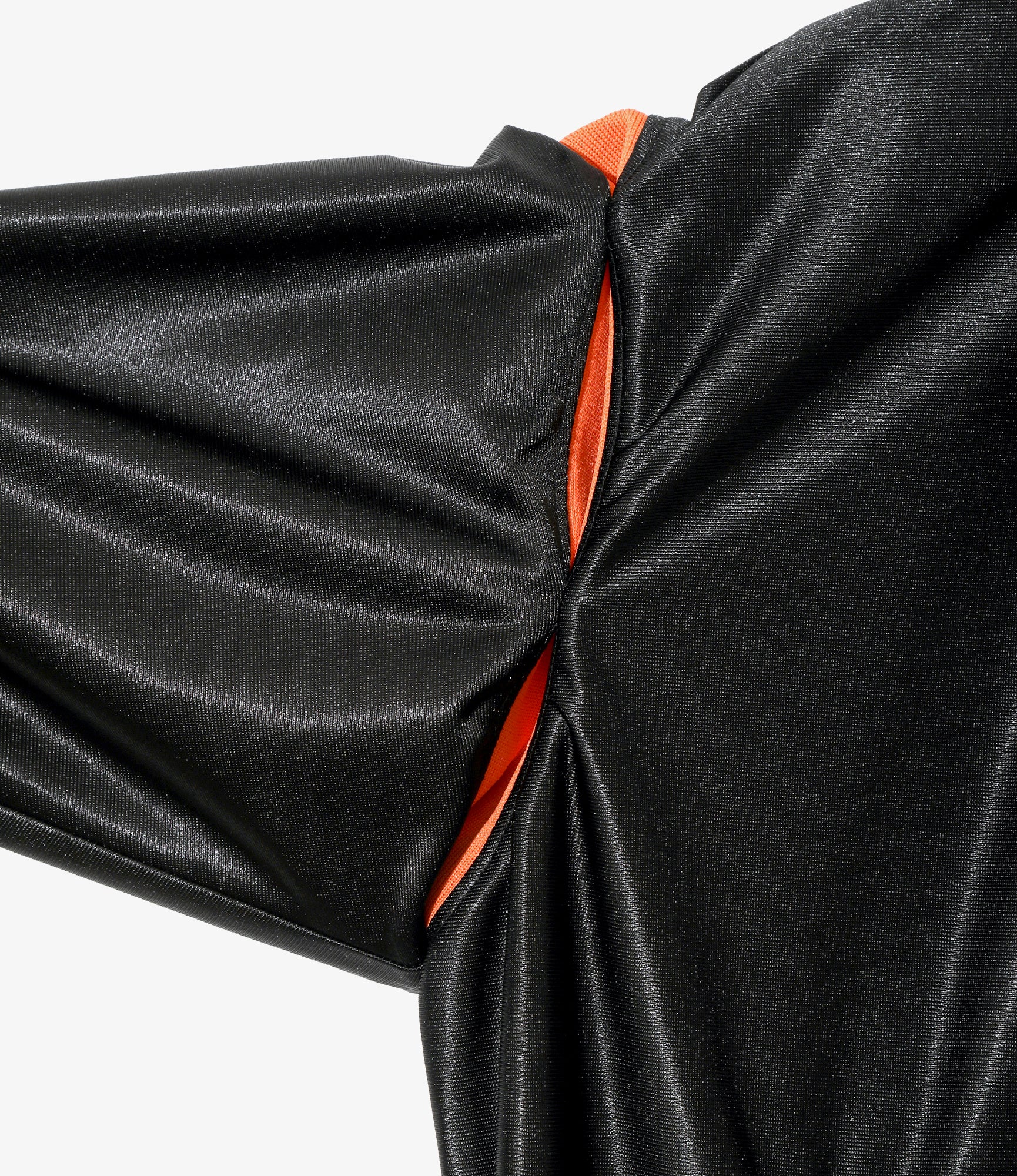 Track Jacket – Black Tricot Sateen